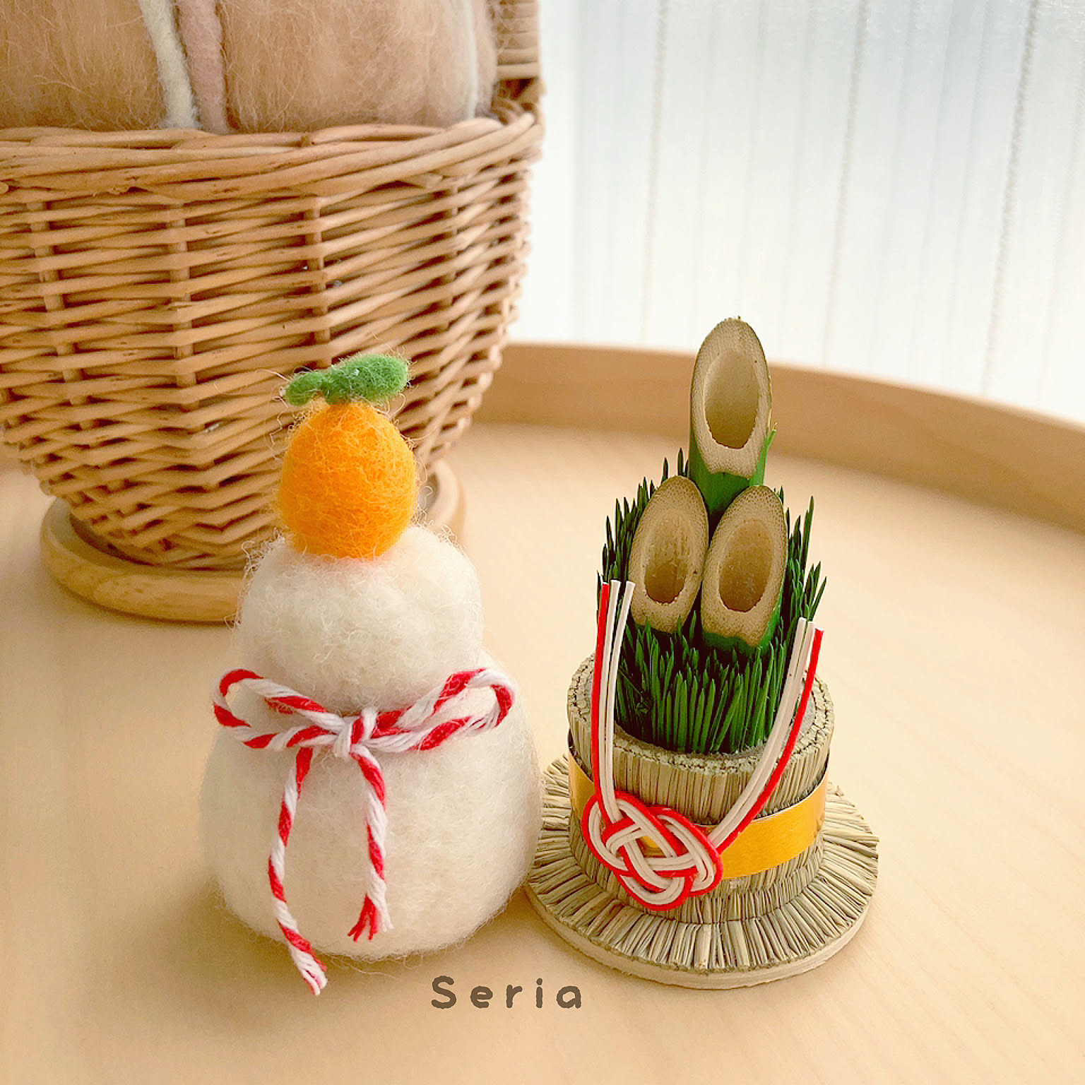 フェルト ままごと お正月 門松 鏡餅 オーダー
