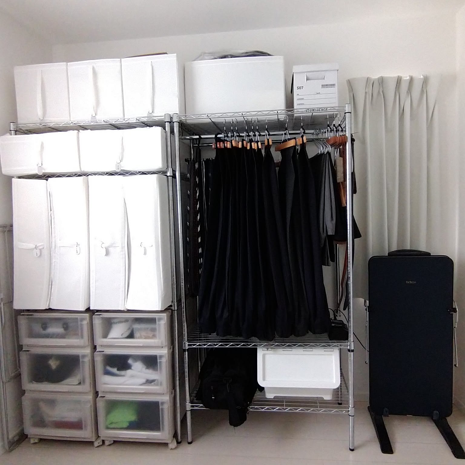 部屋全体/クローゼット収納/建売住宅/すっきり暮らす/整理収納