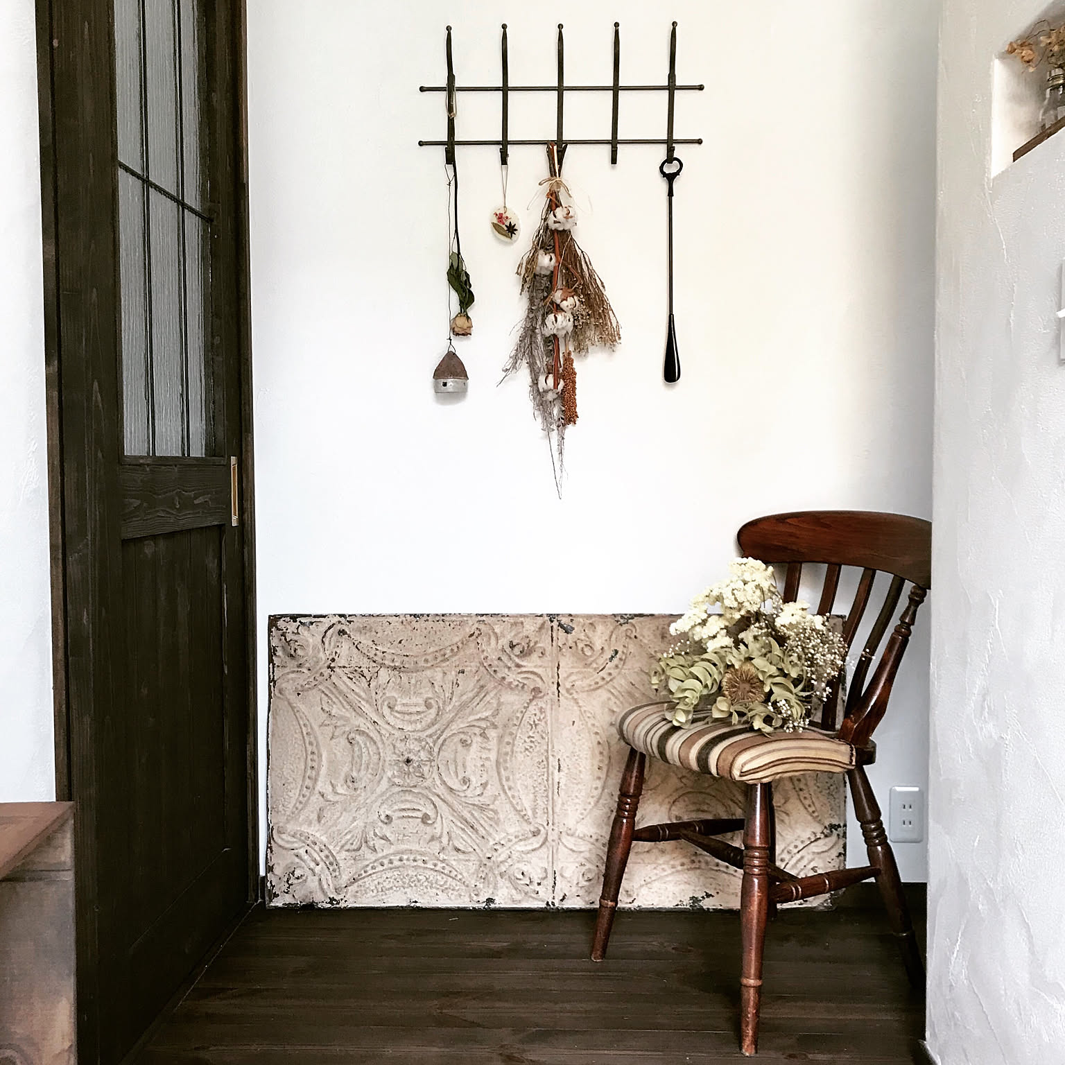 イギリス製 ドライフラワーラック ショップディスプレーなどに