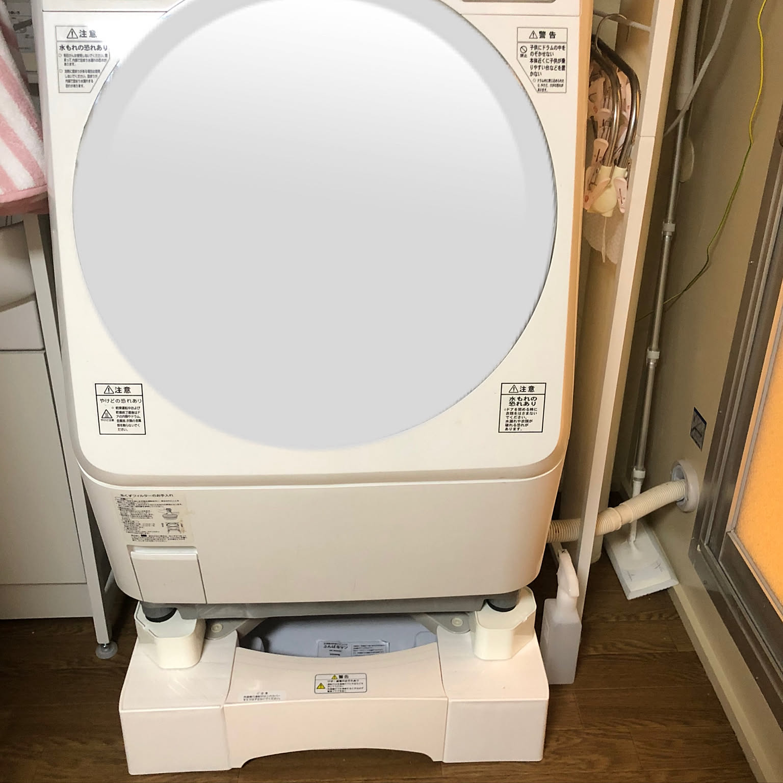 都内23区配送無料✨設置まで❗️ケーズウェーブ　洗濯機　3キロ ヤザワコーポレーション 耐トラ付サイドタップ3個口白
