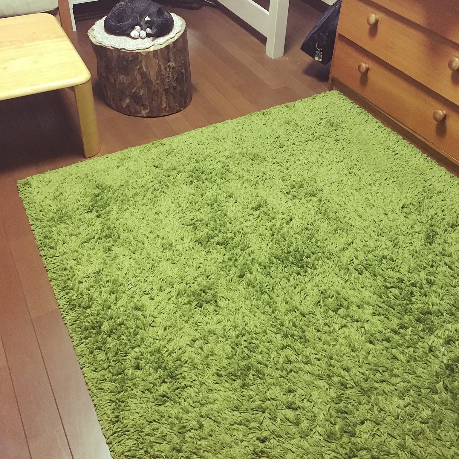 決まりました！　IKEA イケア ラグ　おしゃれ　緑 IKEA 緑ラグのおすすめ商品とおしゃれな実例 ｜ RoomClip（ルーム