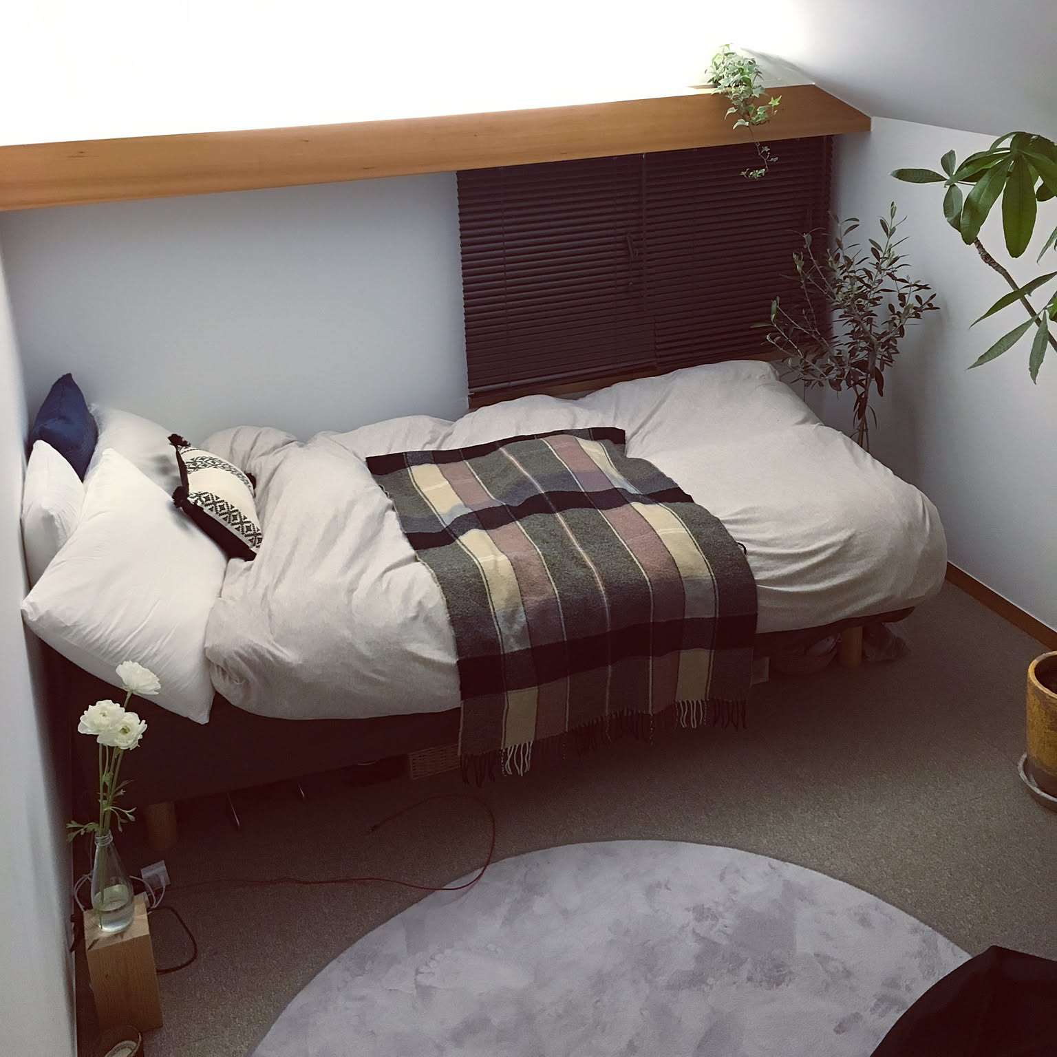 ベッド周りロフトスペースロフト一人暮らしナチュラル...などのインテリア実例 - 2016-11-07 22:14:57 ｜  RoomClip（ルームクリップ）