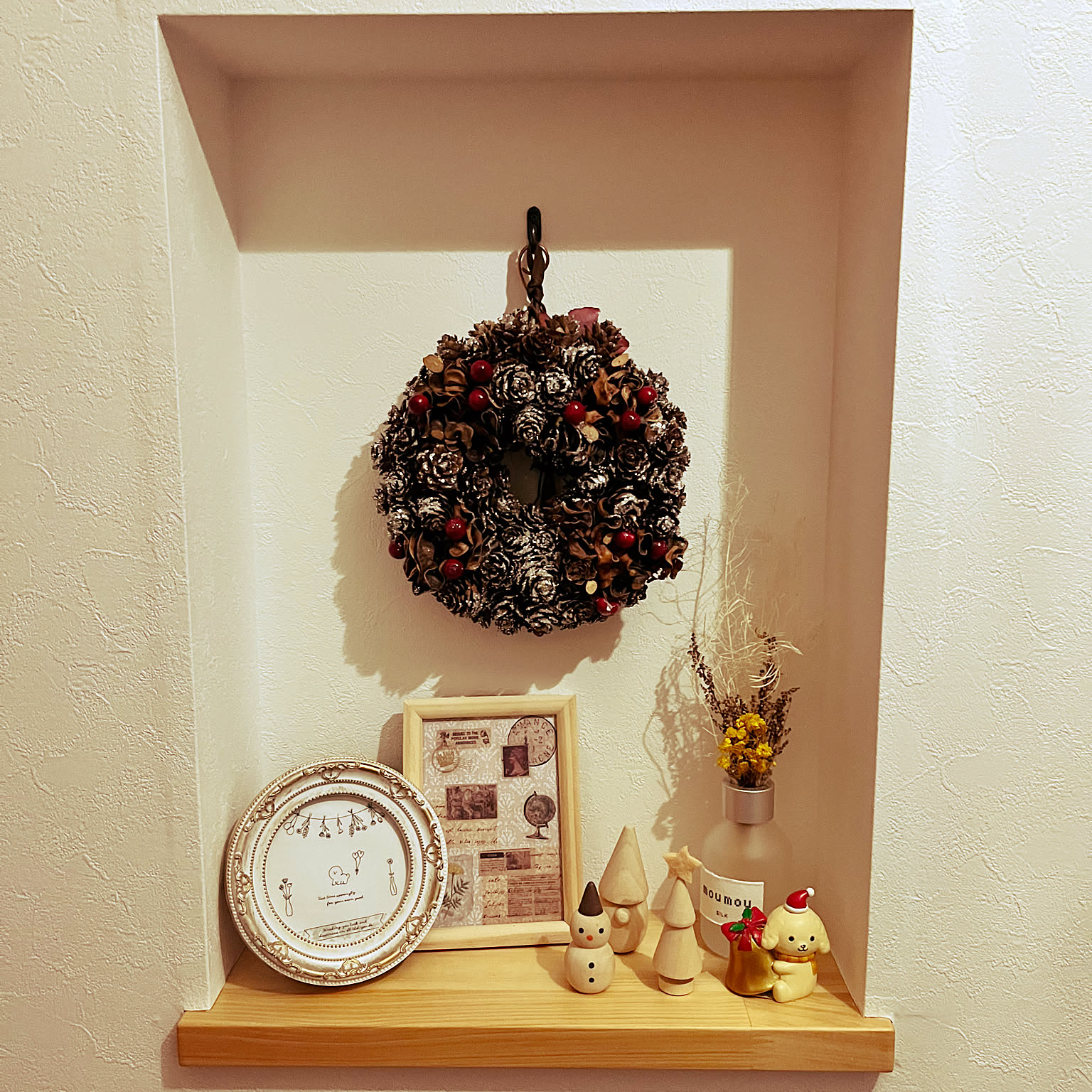 本場のスエーデンアーチストが制作した　クリスマス　リース 本場のスエーデンアーチストが制作した クリスマス リース