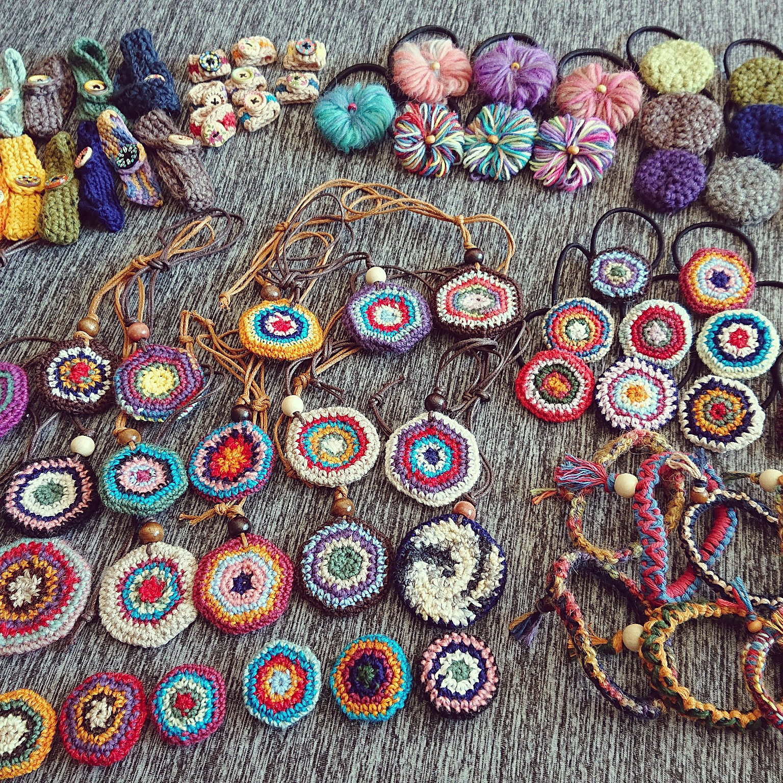 リリィ様専用♡レジンヘアゴム.ブローチ☘ハンドメイド☘手描きNo.182