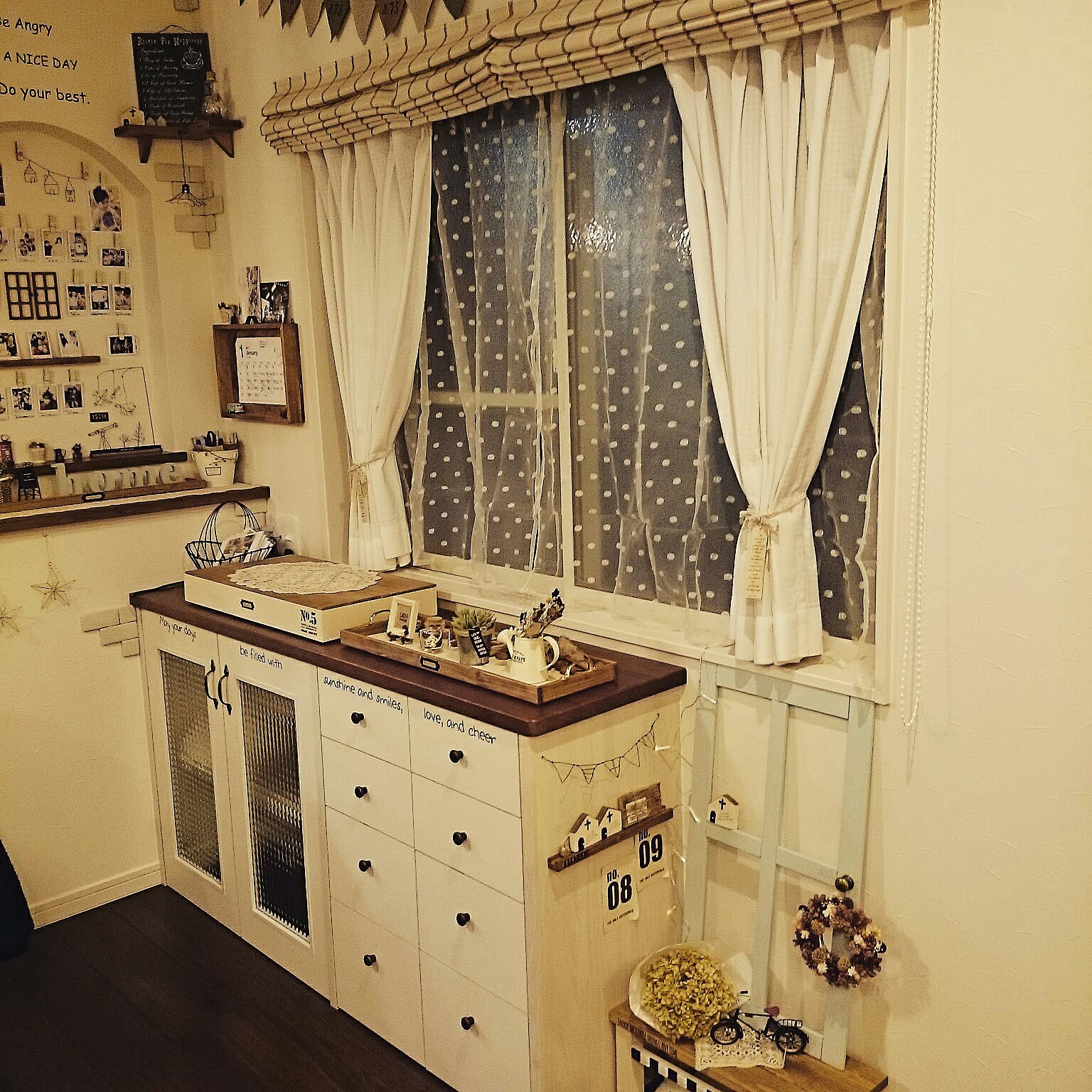 K165 ＊コーヒー染めシンプルレースタグ