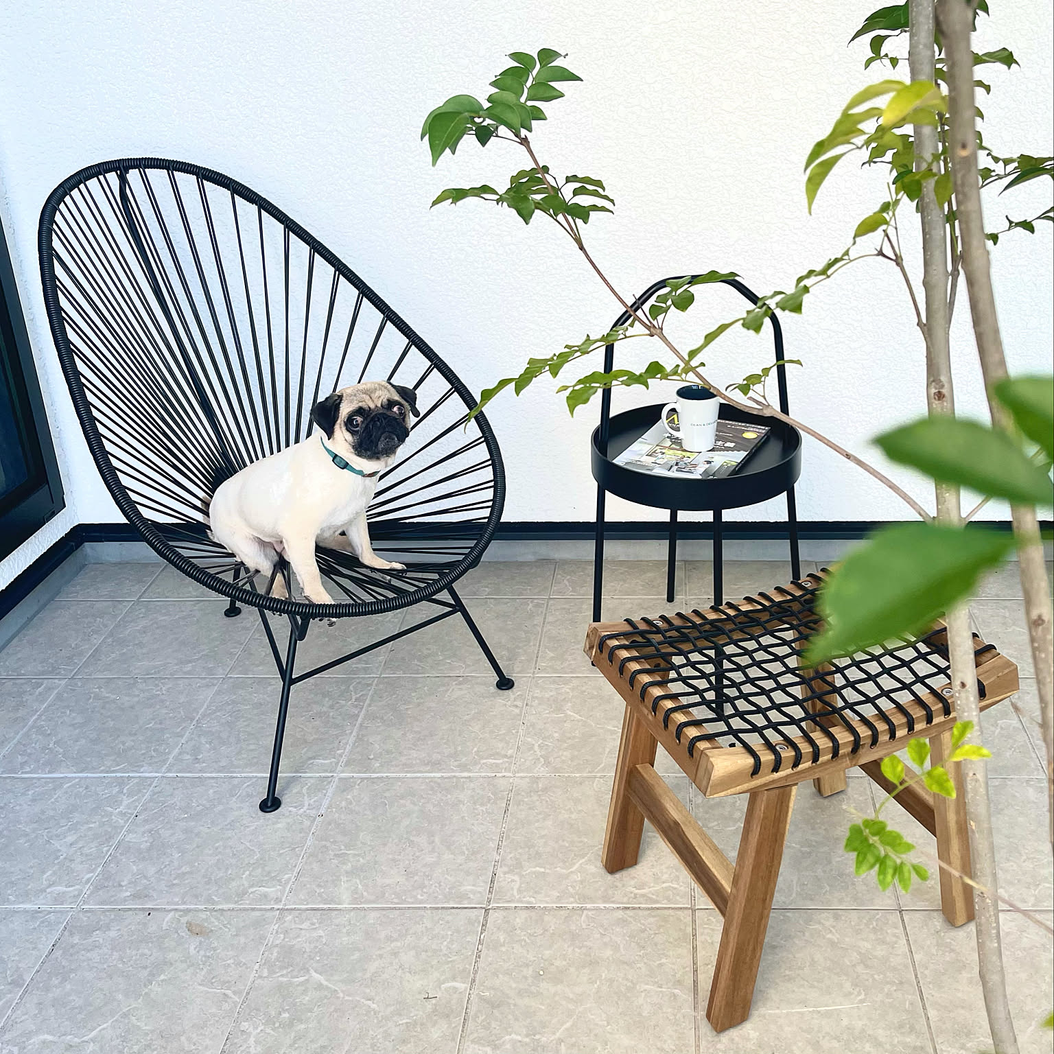 IKEA STACKHOLMEN スタックホルメン　スツール STACKHOLMEN スタックホルメン スツール 屋外用, ライトブラウン