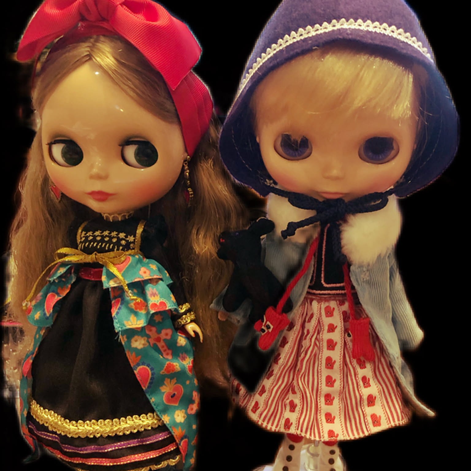 chii　人形用木製クローゼット扉付き　ハンドメイド　ネオブライス ブライスのクローゼットに♪『ブライス ディスプレイケース