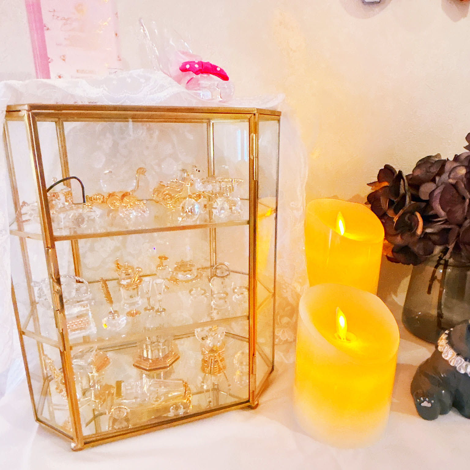 スワロフスキー クリスタルガラスの商品を使ったおしゃれなインテリア