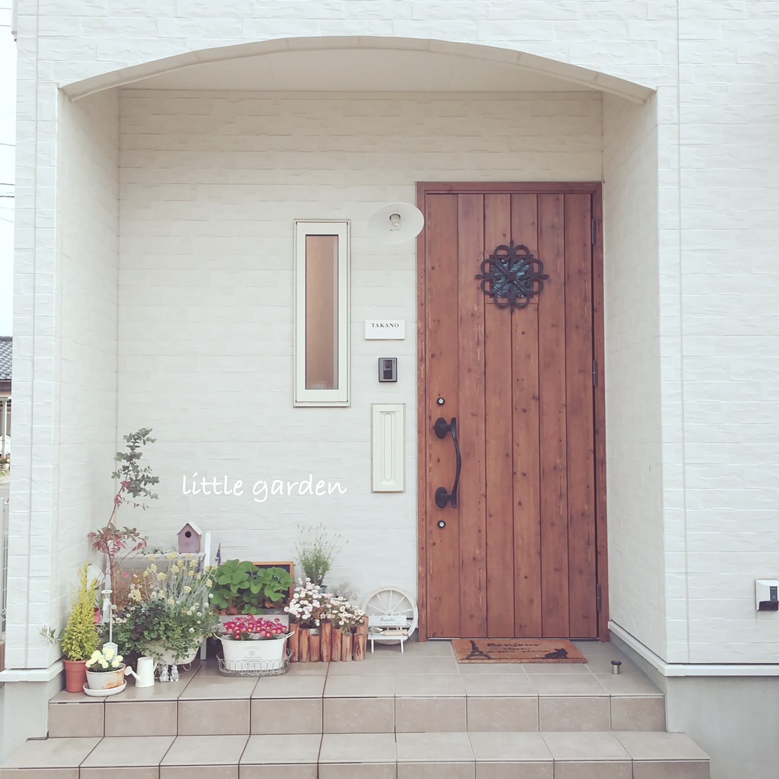 玄関/入り口/ガーデニング雑貨/玄関ポーチ全体図/うつくしま