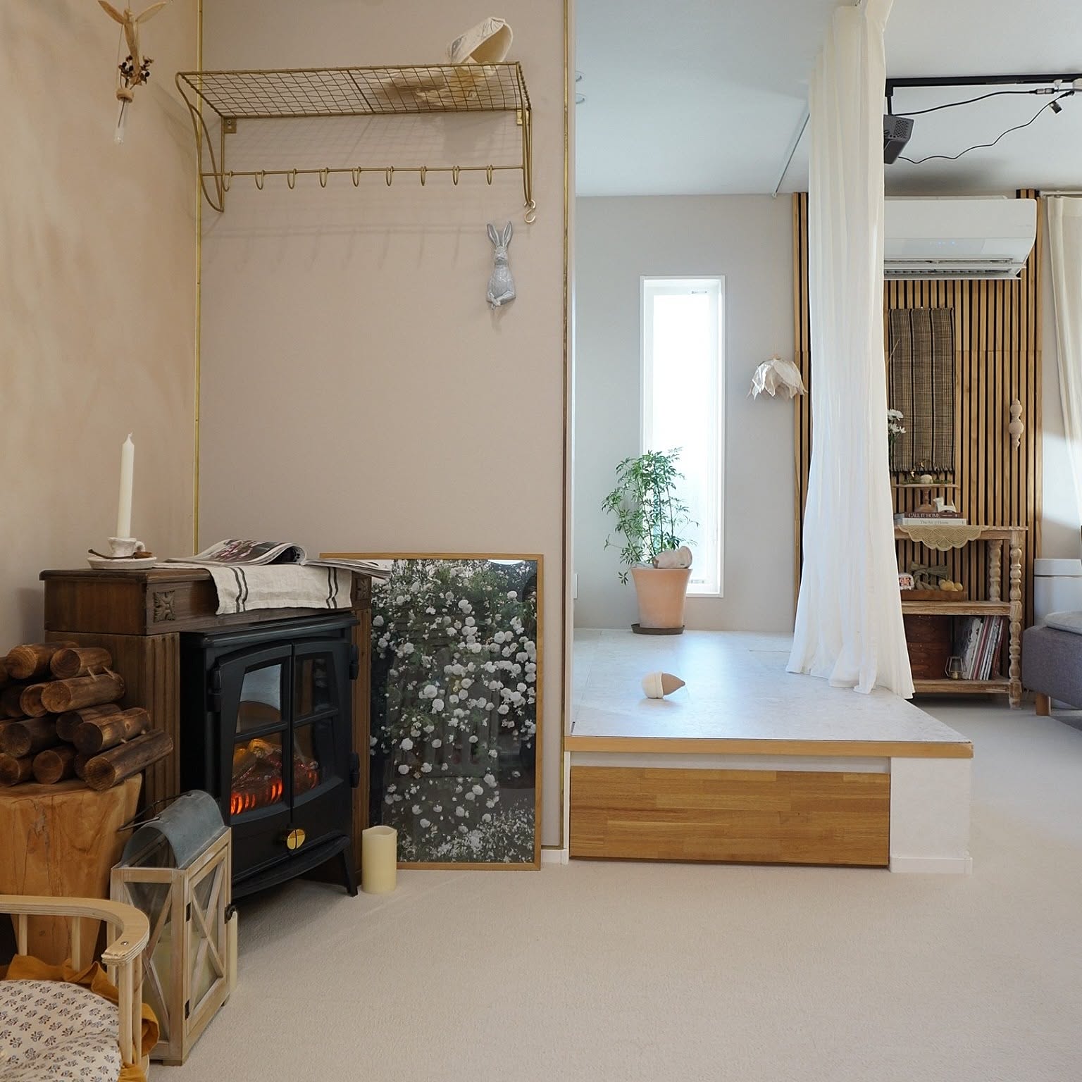 丸太アートのインテリア実例 ｜ RoomClip（ルームクリップ）