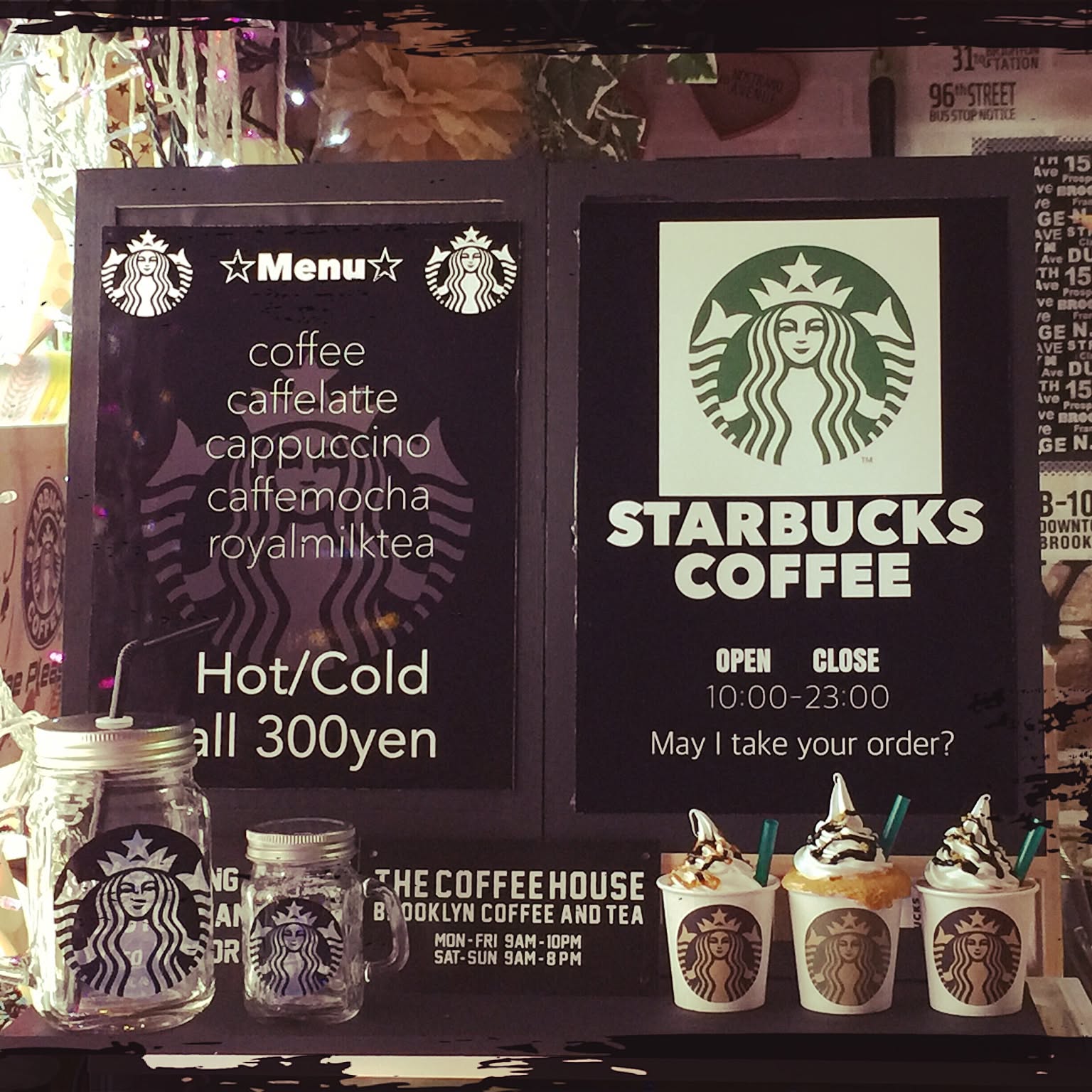 スタバ風 スタバ風看板のインテリア実例 ｜ RoomClip（ルームクリップ）