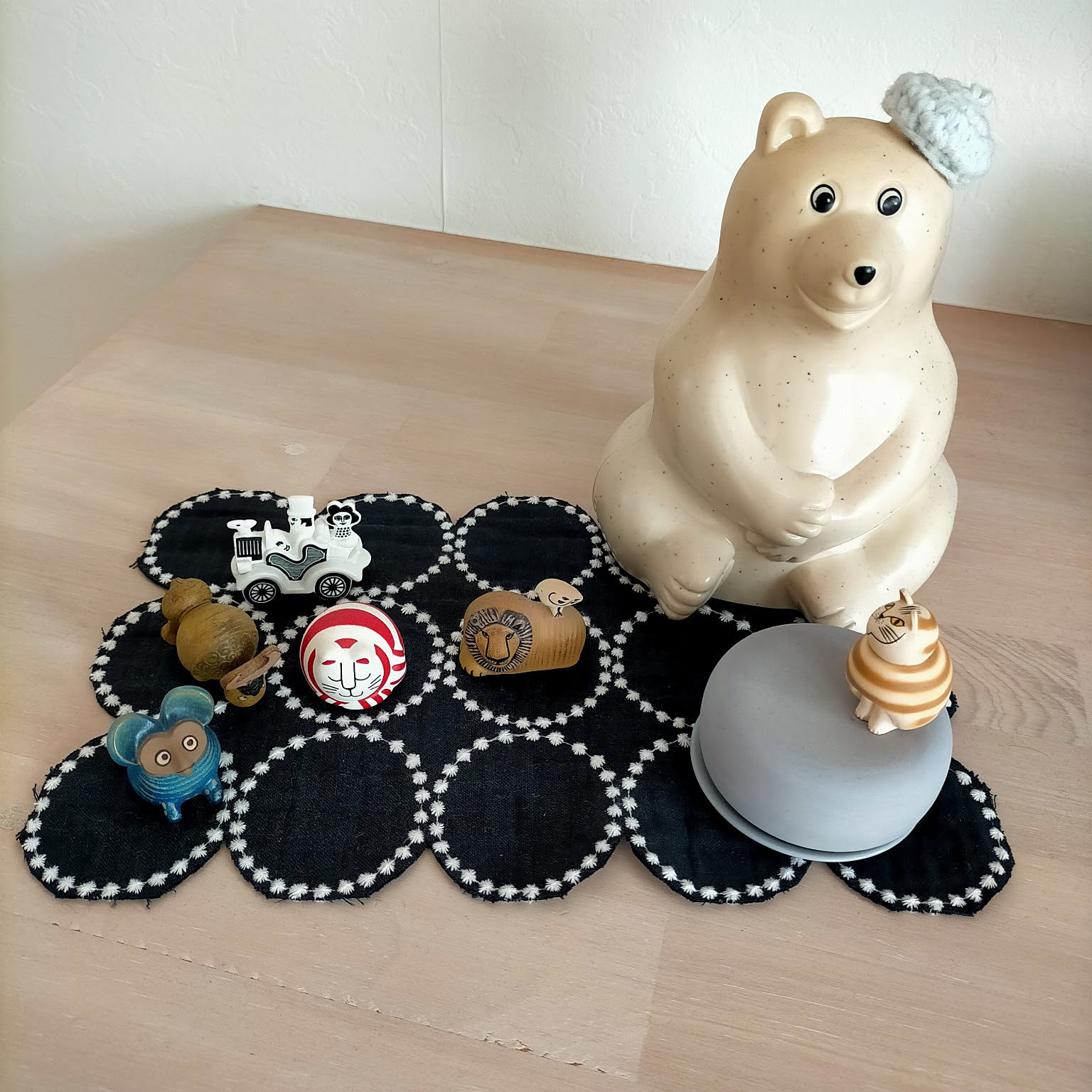 しろくま貯金箱 ミナペルホネンの端切れのおすすめ商品とおしゃれな
