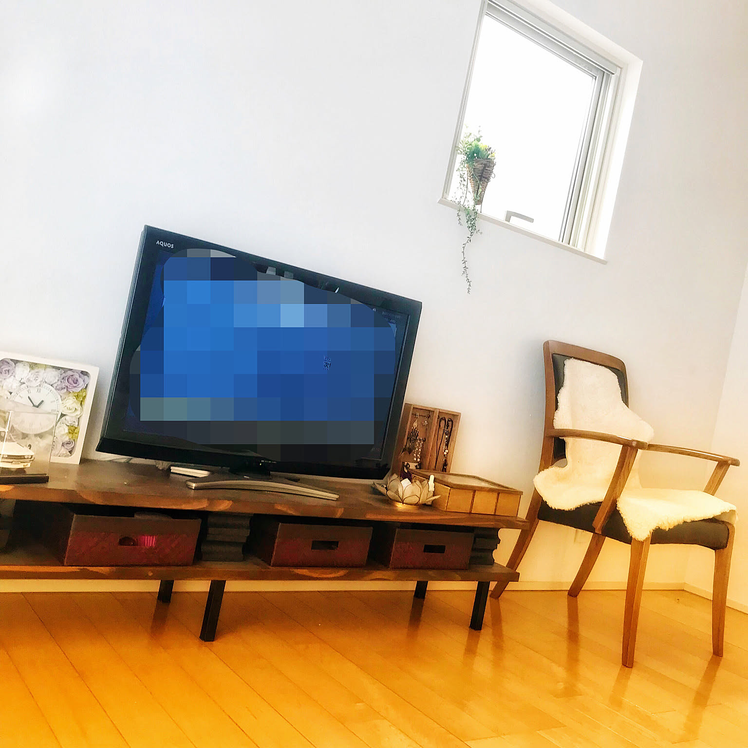 テレビボードDIY パイン集成材のインテリア・手作りの実例 ｜ RoomClip
