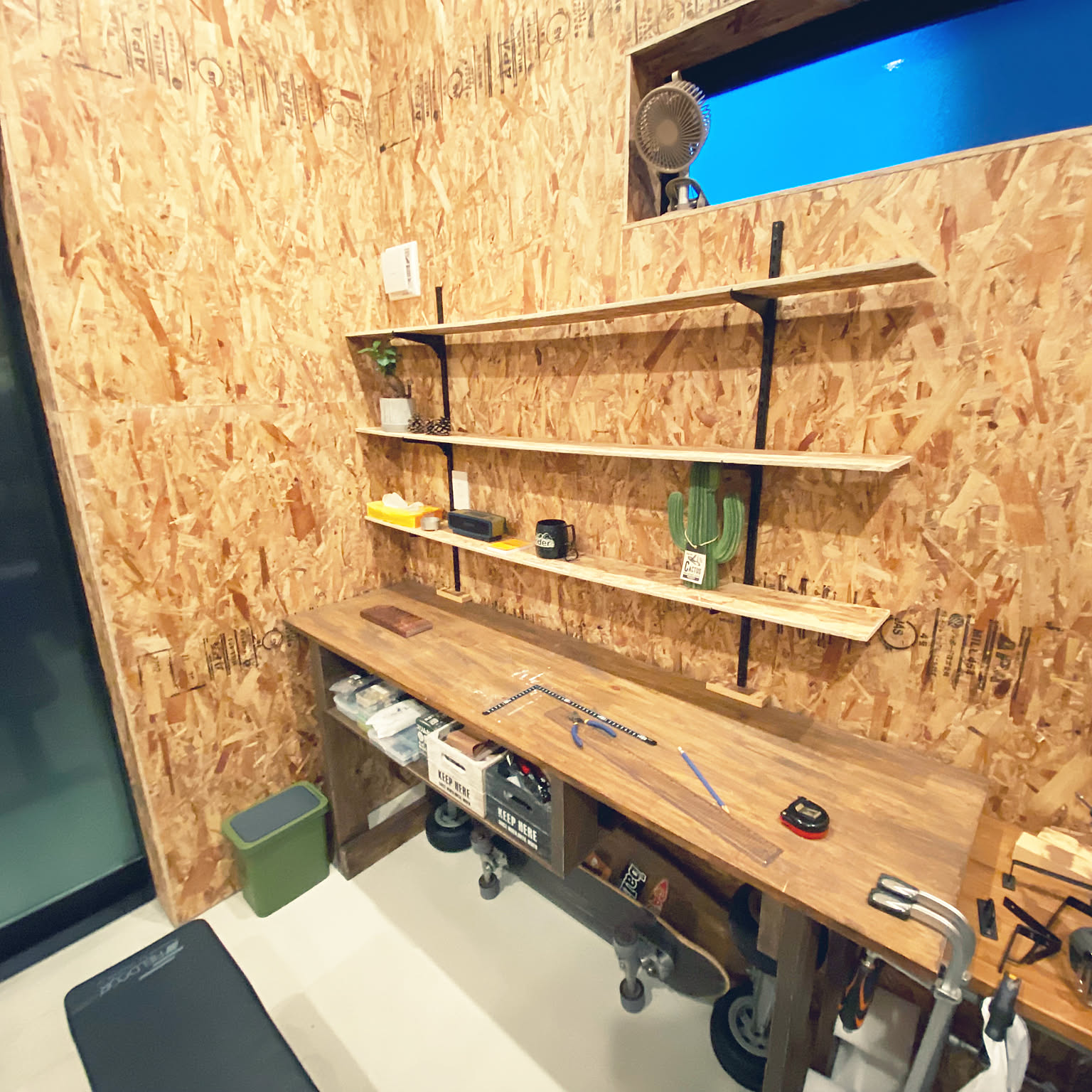 棚 OSBボードのインテリア実例 ｜ RoomClip（ルームクリップ）