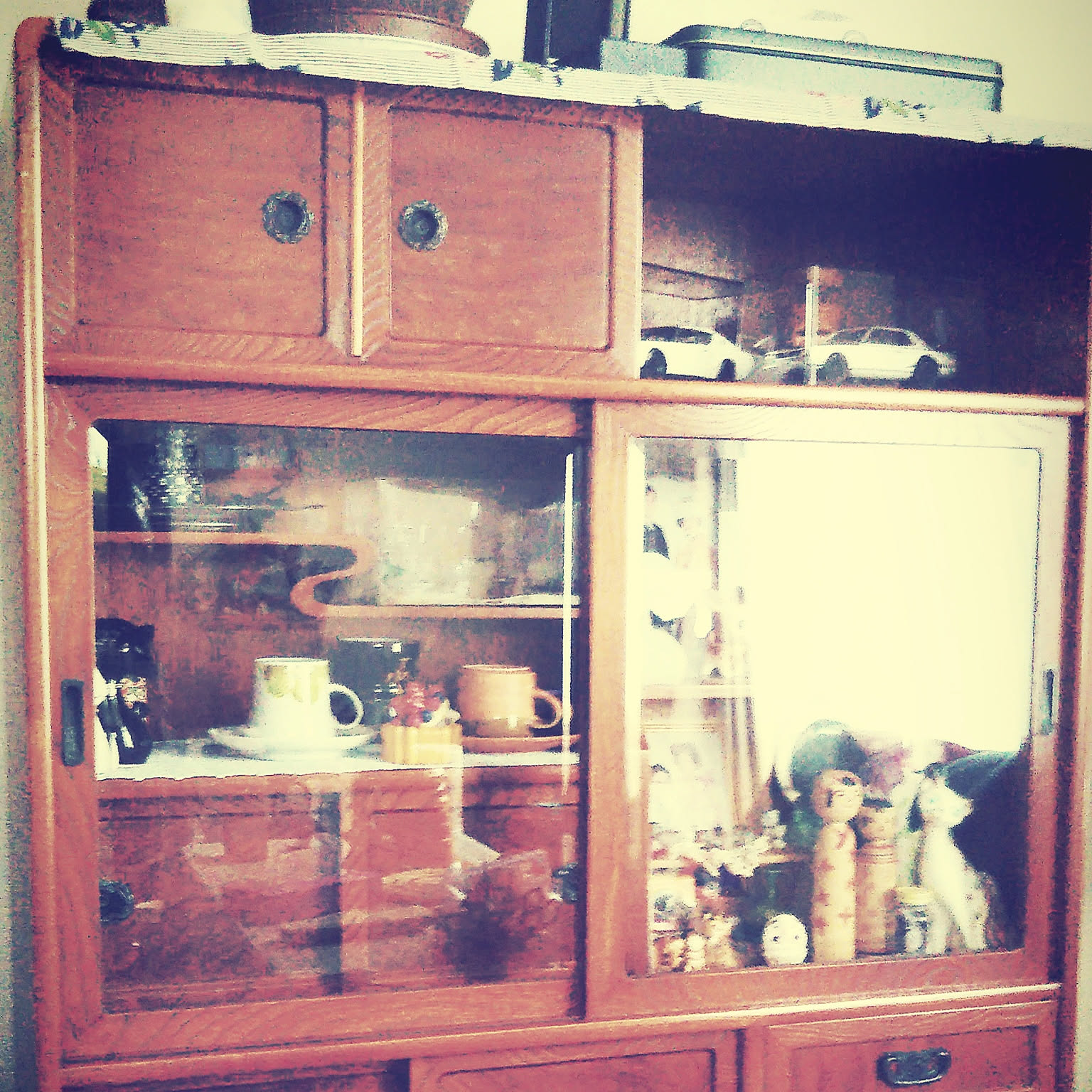 茶箪笥 昭和レトロのおしゃれなインテリア・部屋・家具の実例