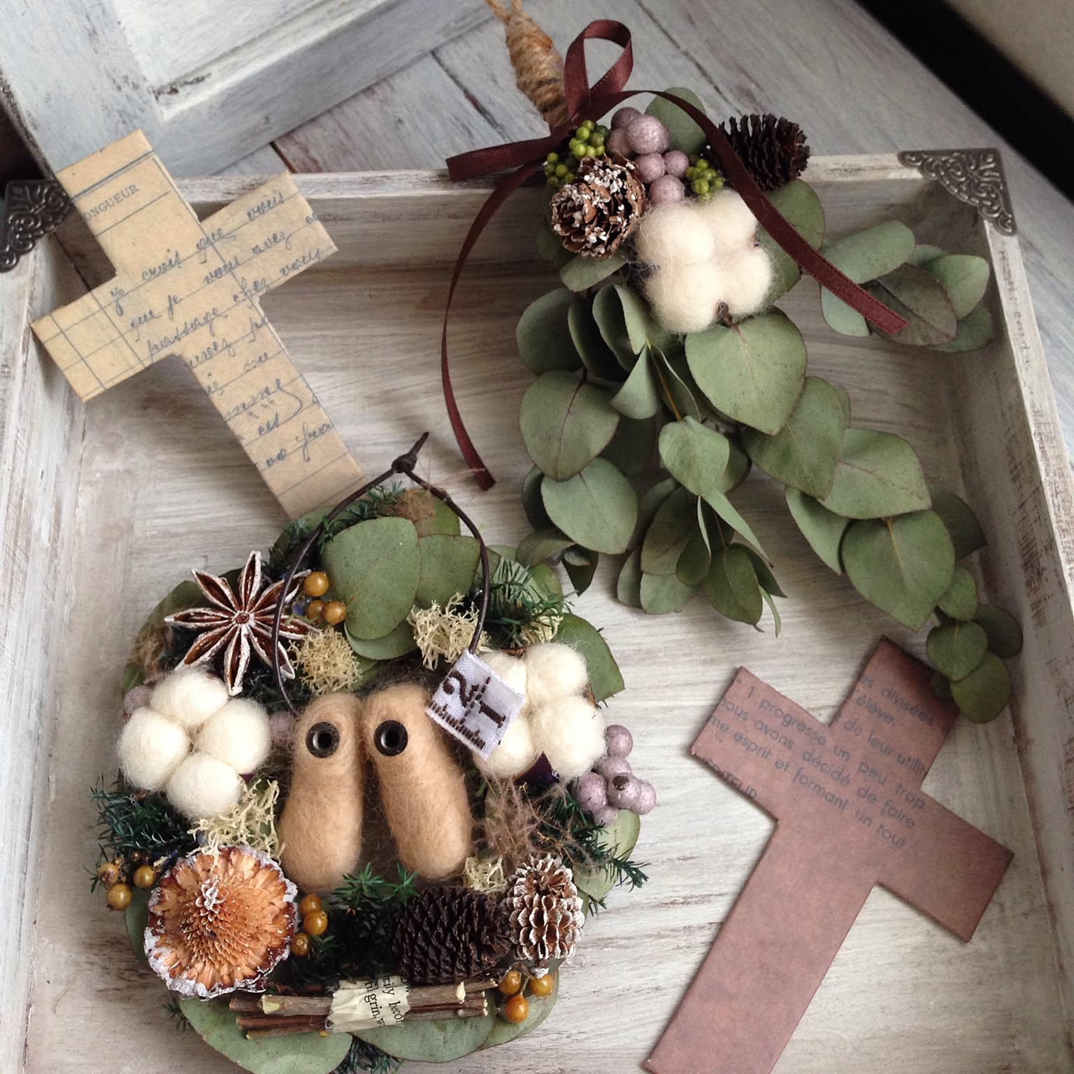 羊毛フェルト コットンフラワーのおすすめ商品とおしゃれな実例