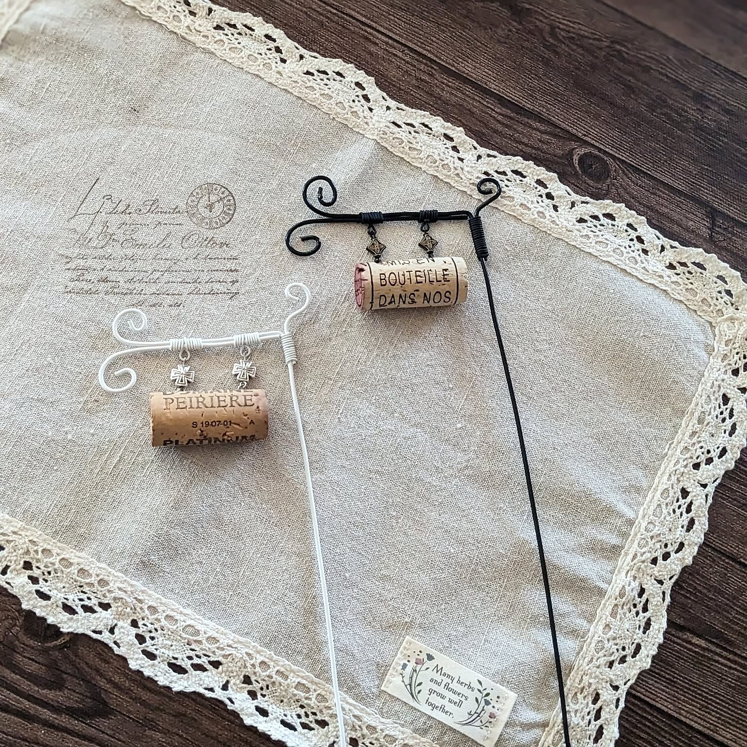 コルク ガーデンピックのおしゃれなアレンジ・飾り方のインテリア実例