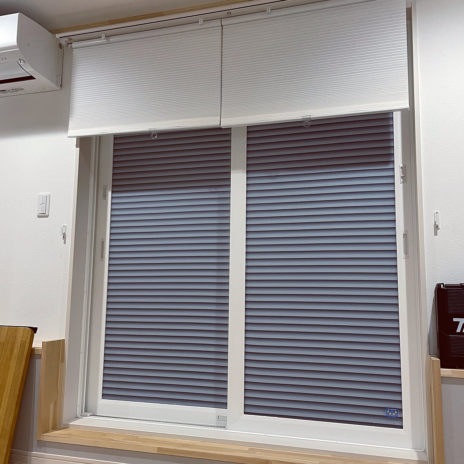 HOPPVALS ホップヴァルス　80×210cm HOPPVALS ホップヴァルス 断熱ブラインド, ホワイト, 80x155 cm