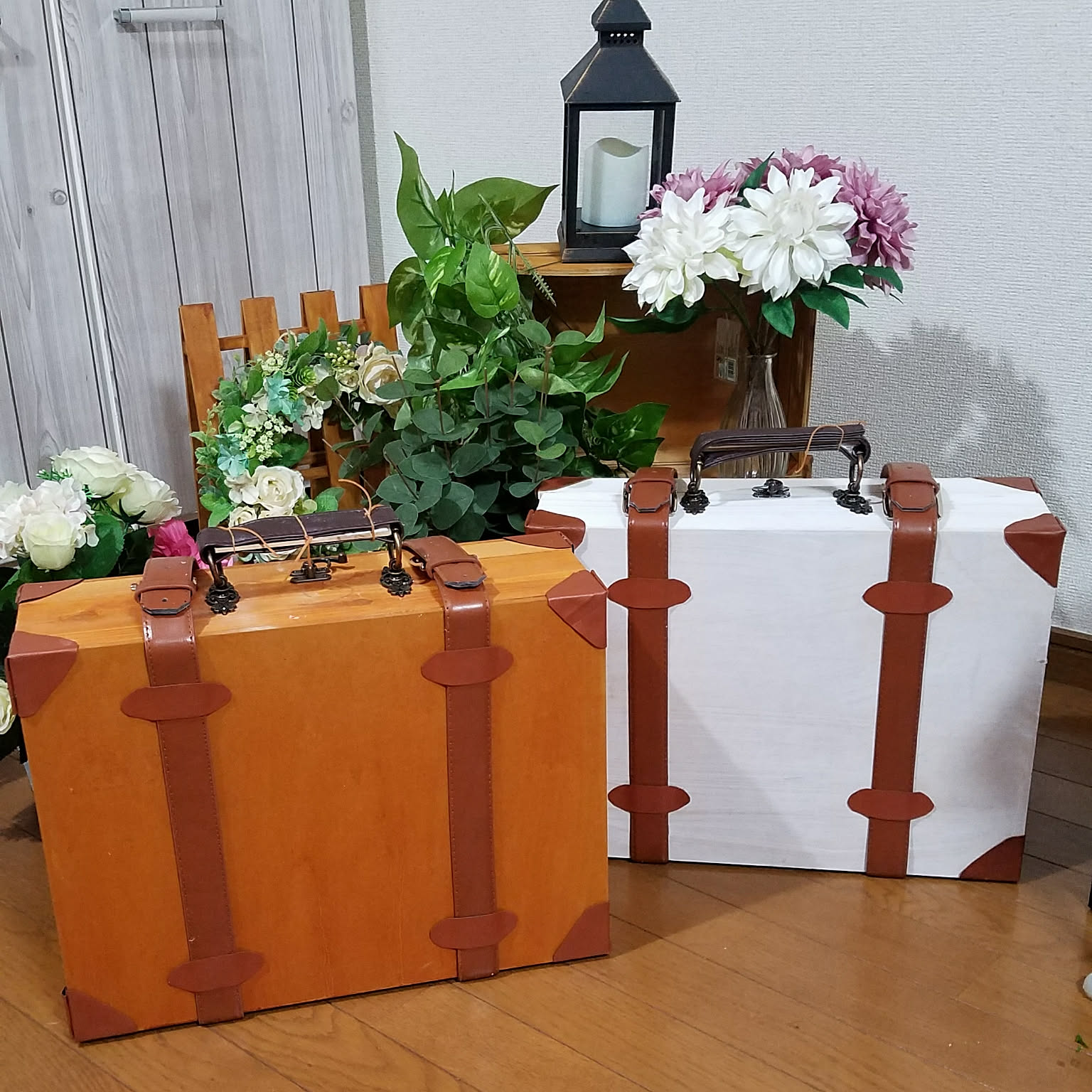 ダイソー ウェルカムトランクの商品を使ったおしゃれな