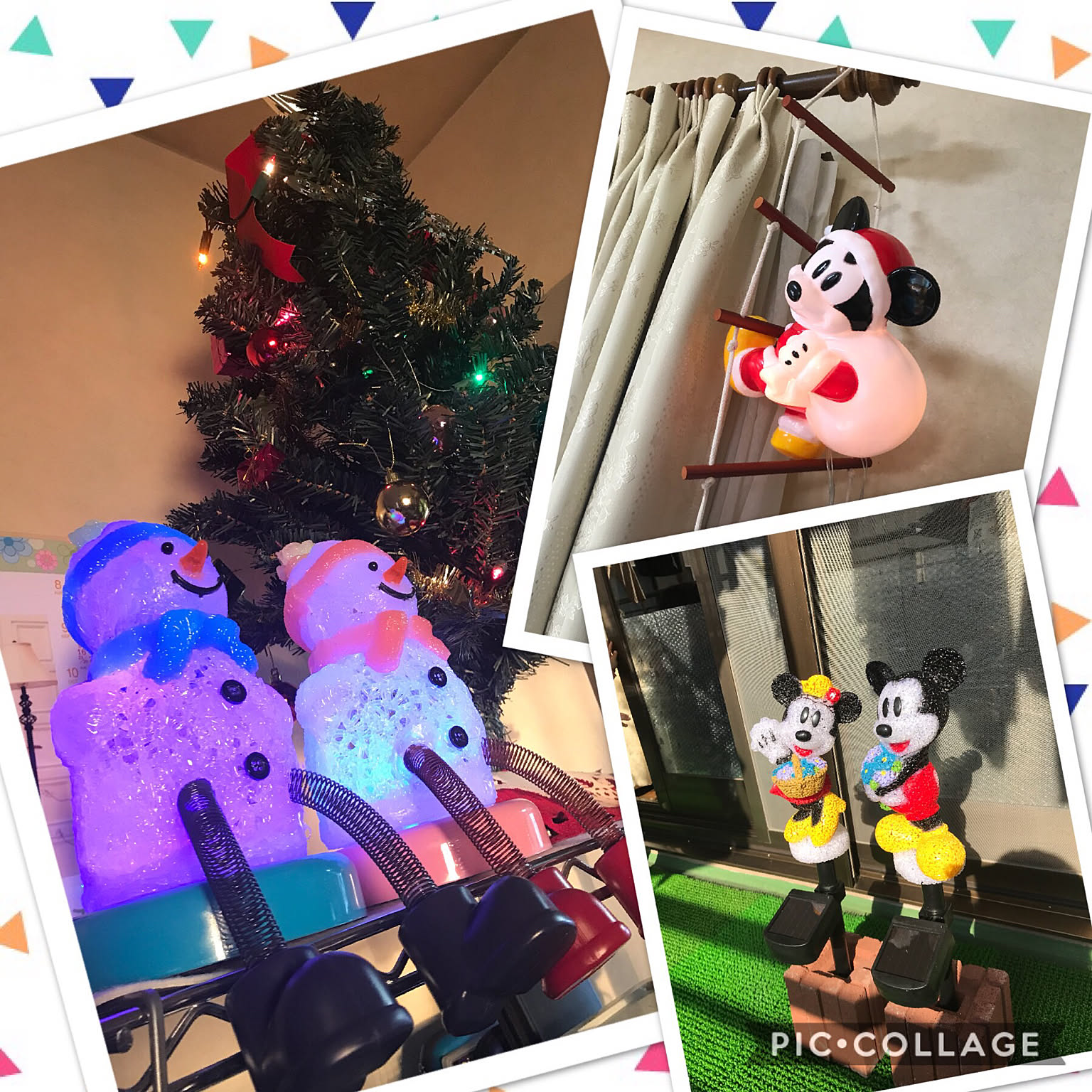 クリスマス はしごミッキーサンタのインテリア実例 ｜ RoomClip