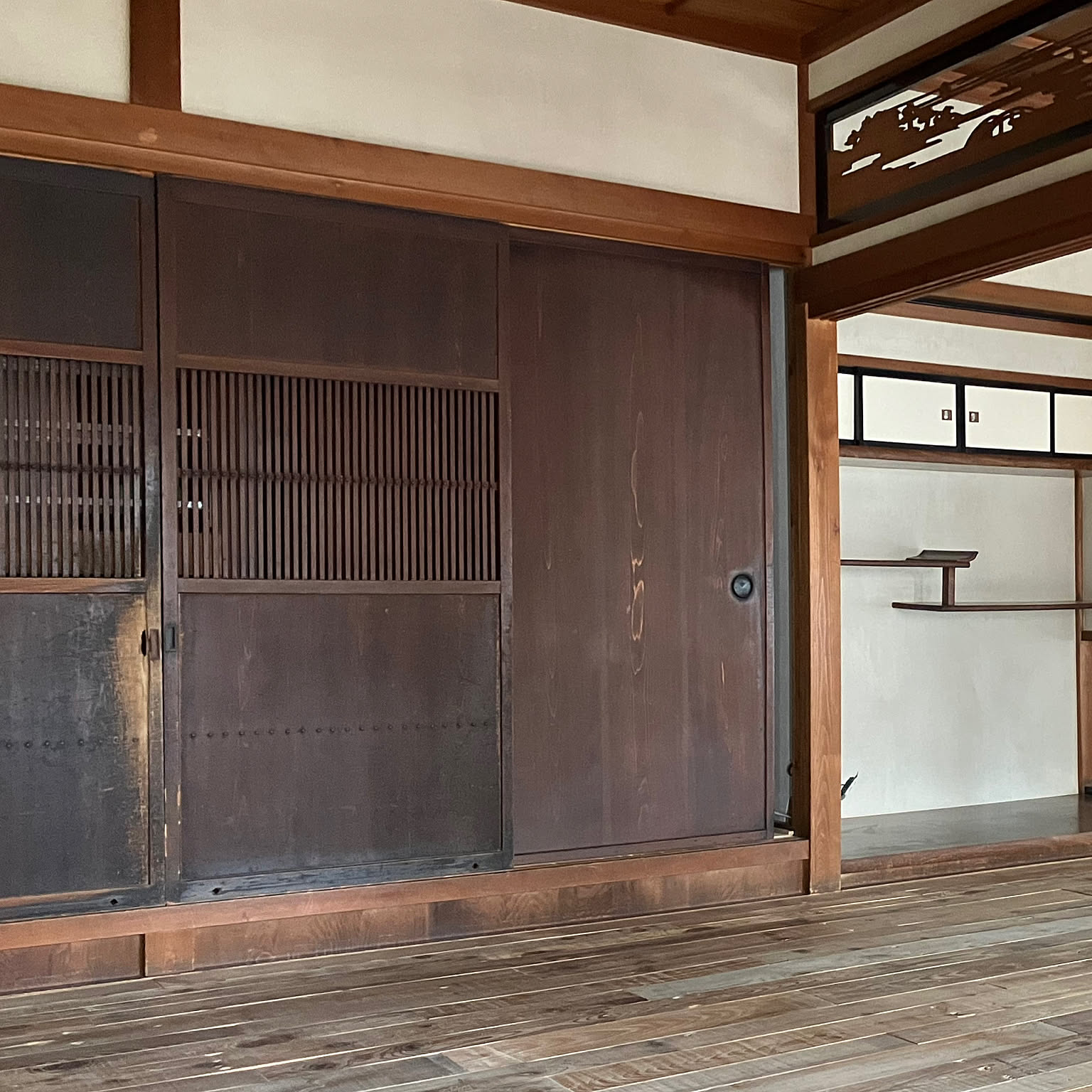襖 4枚 和室 古民家再生 引き戸 建具 昭和レトロ ふすま