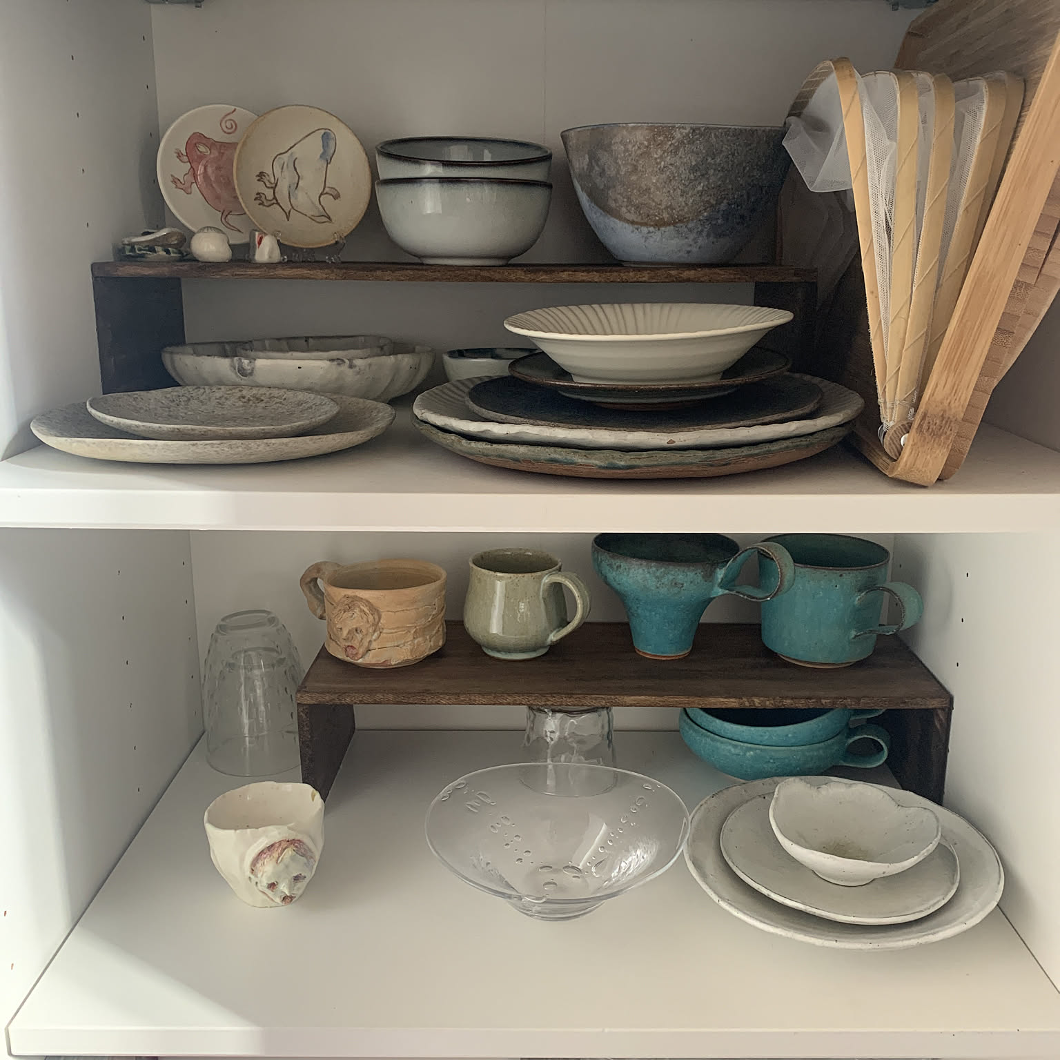 美品　高級　泉作　笠間焼　置き物　おもてなし　料理器 293023-1.jpg