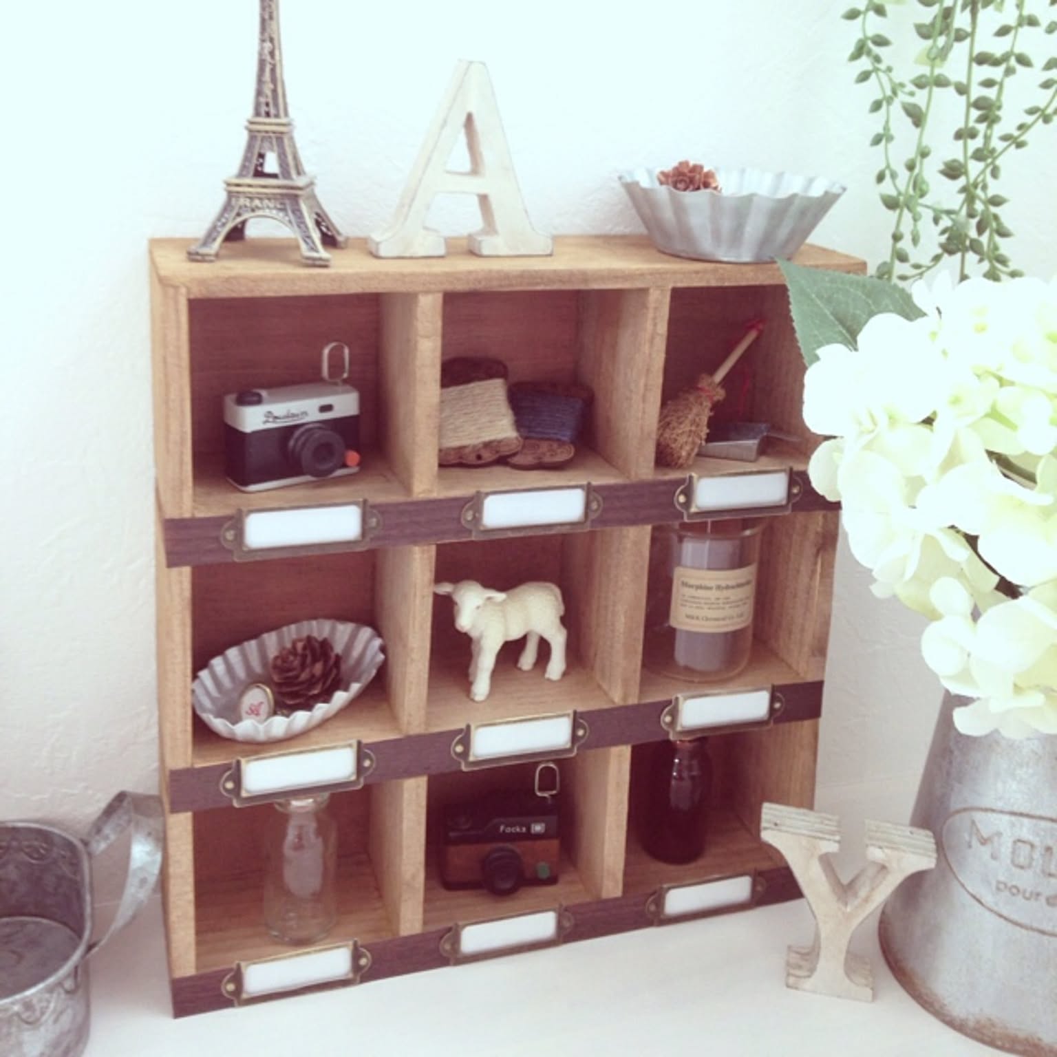 アーチ型ホワイトシェルフ 2段 サリュ ツインアーチ シェルフ WEB限定