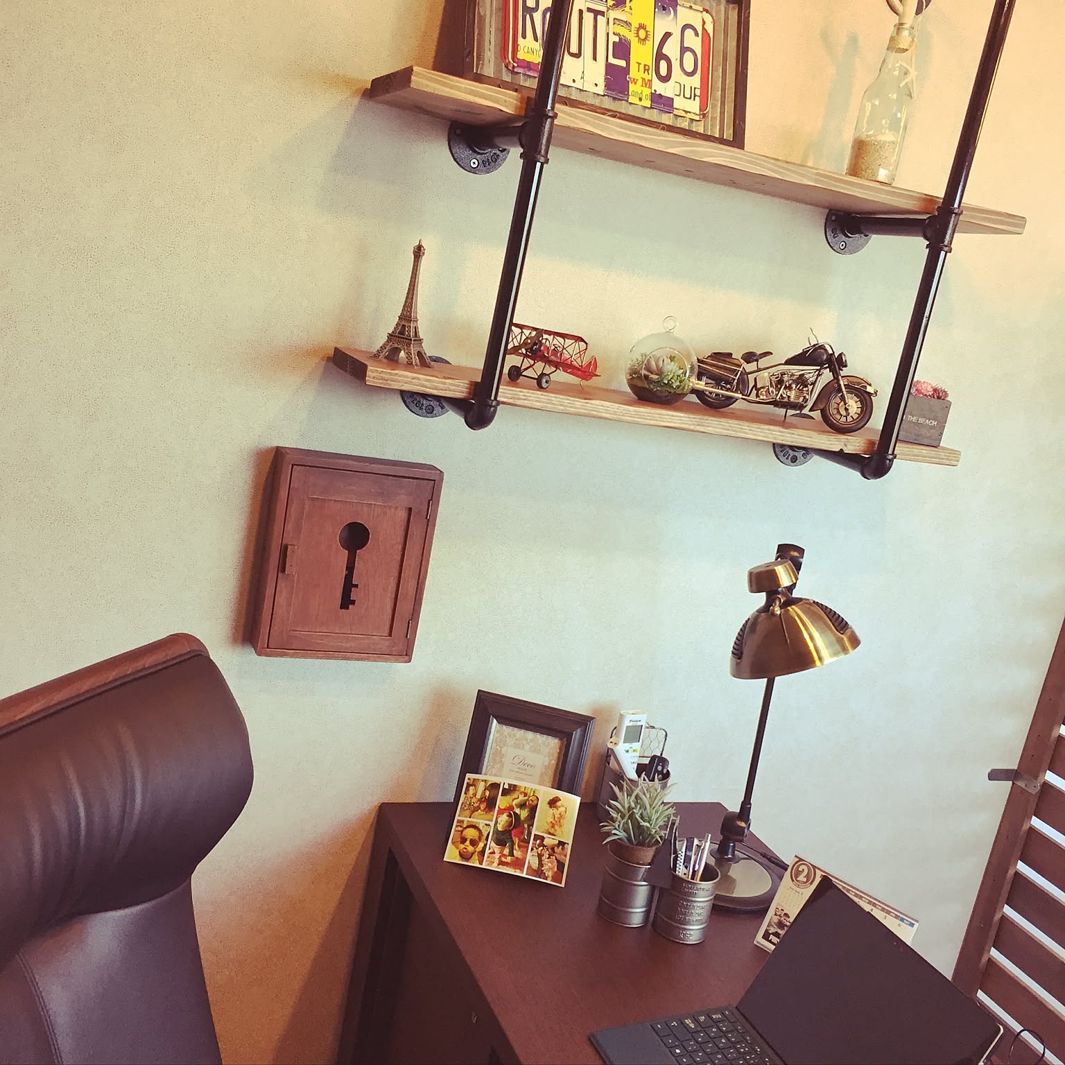 男前インテリア　シャビー加工多目的ラック 男前インテリア シャビー加工多目的ラック