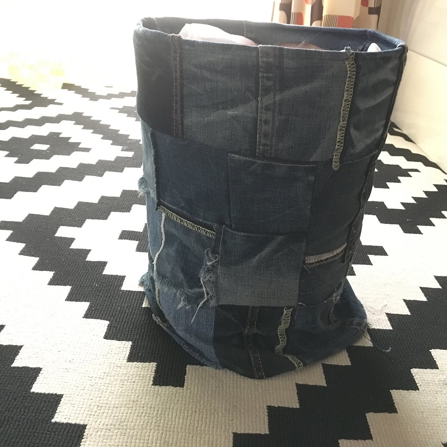 デニムリメイク★ゴミ箱★№5 799ef3185cf8a2f060791c30298eb6