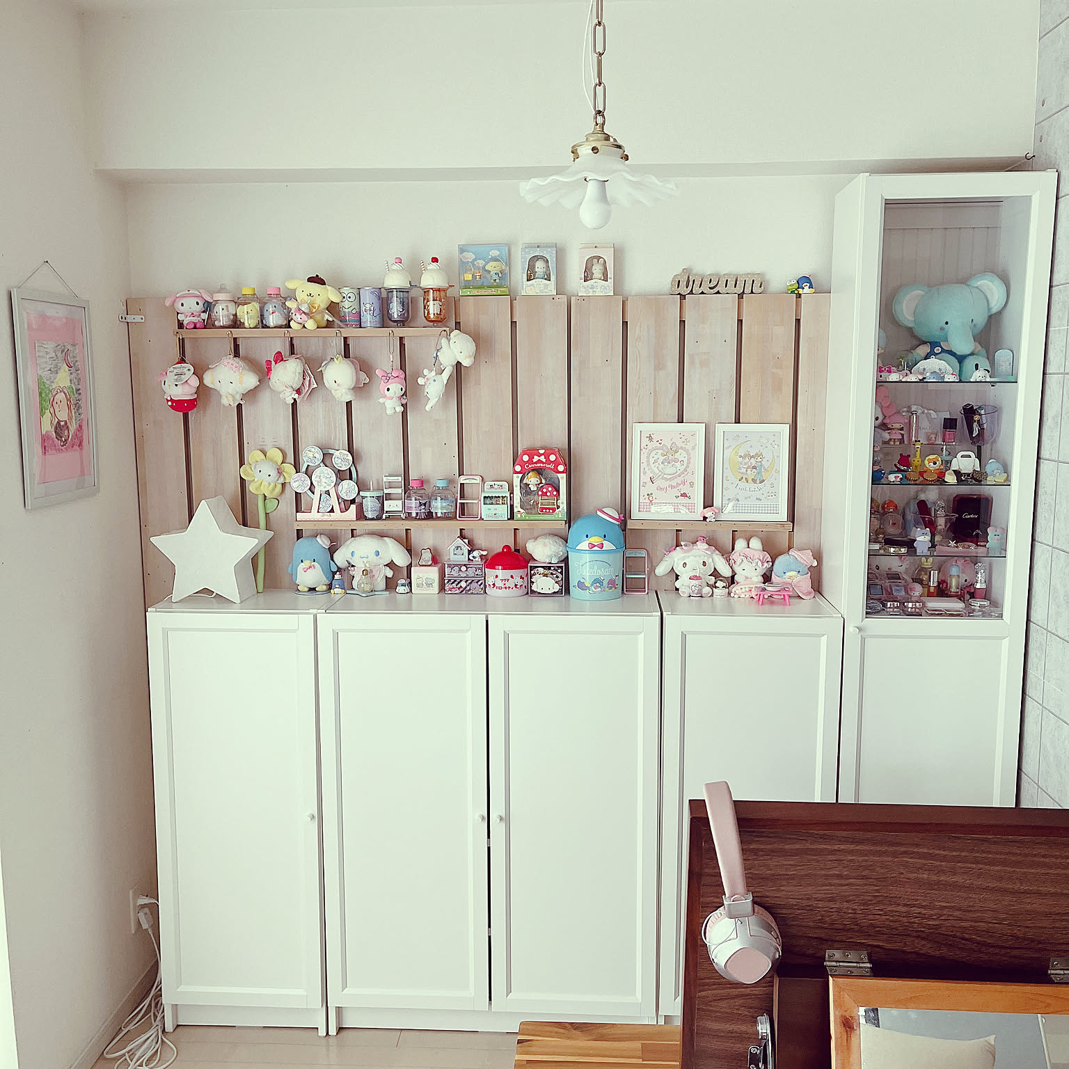 ハローキティ　飾り棚　木製シェルフ　ラック　レア　希少 ハローキティ 飾り棚 木製シェルフ ラック レア 希少 シルバニア