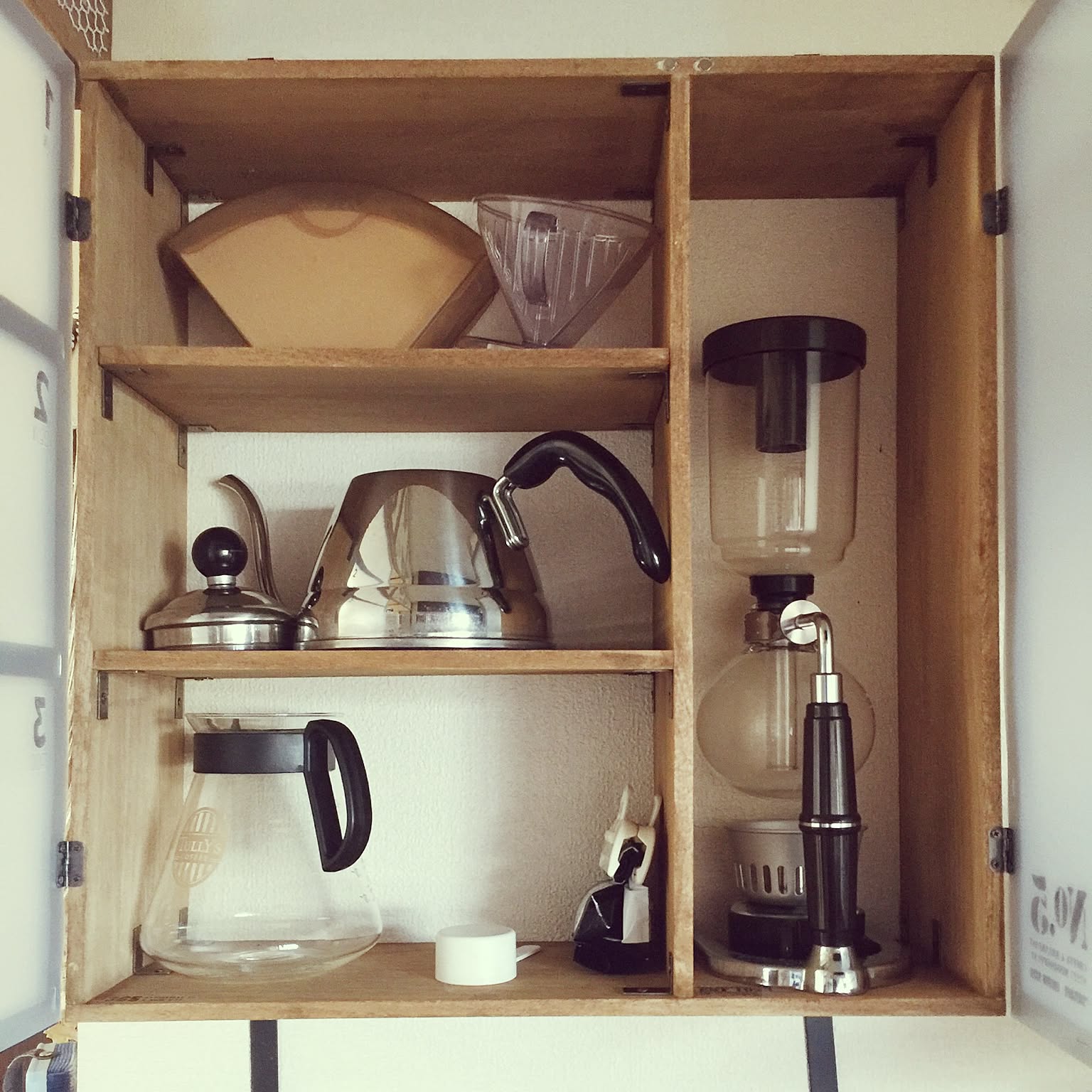 コーヒーセット用棚のインテリア実例 ｜ RoomClip（ルームクリップ）