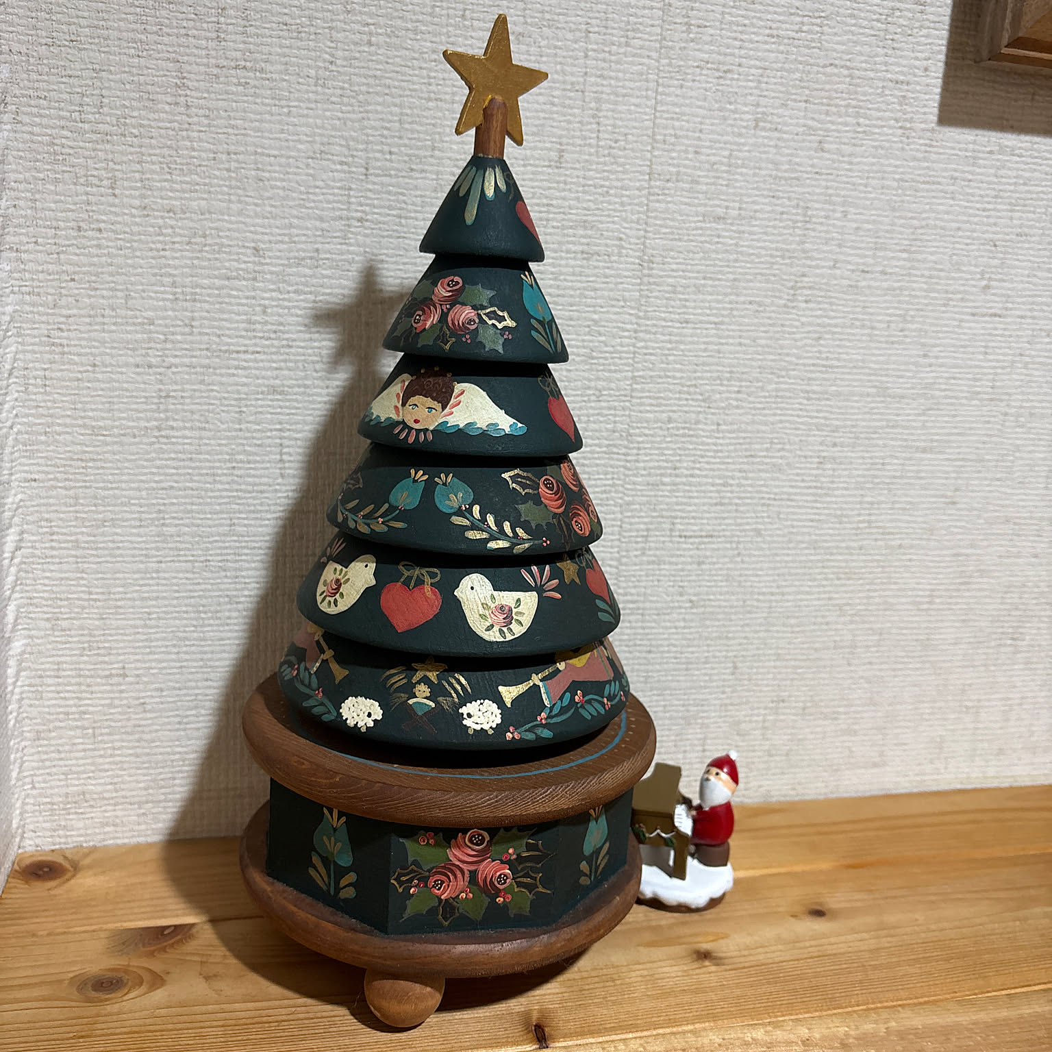 トールペイント (アッセンデルフト) クリスマスツリー クリスマスボード クリスマスツリー ハンドメイド アッセンドルフト