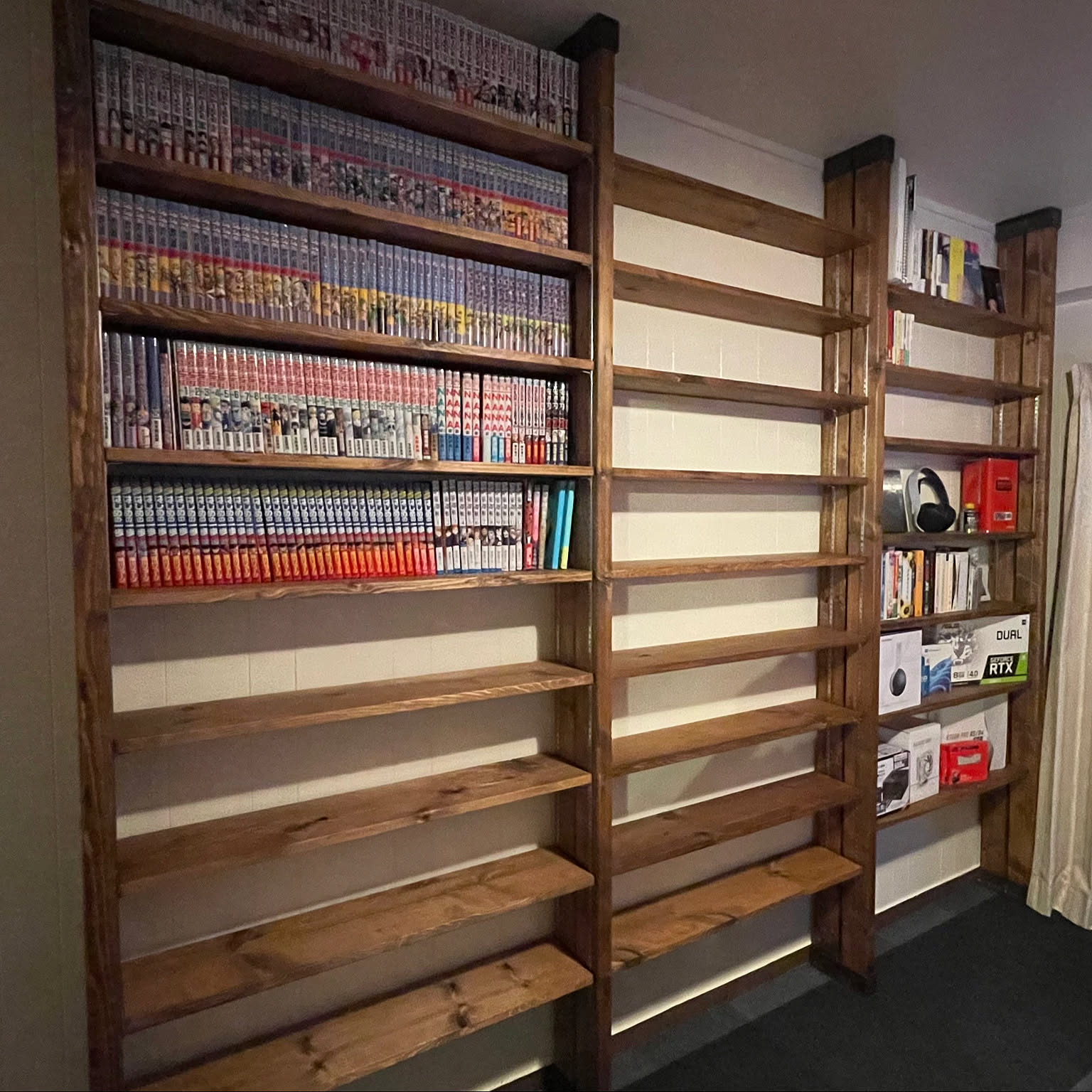 棚/自作/本棚/本棚DIY/本棚 手作りなどのインテリア実例 - 2020-01
