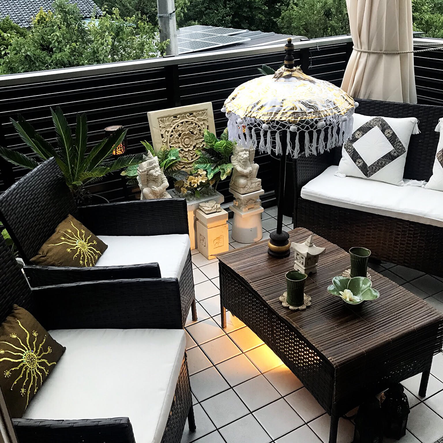 バリ傘のインテリア実例 ｜ RoomClip（ルームクリップ）