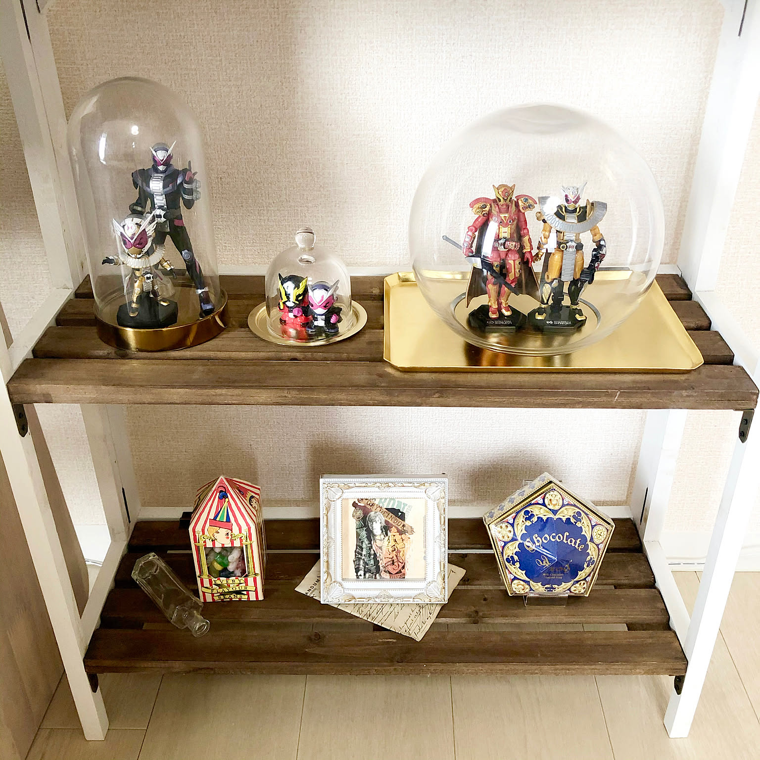 サリュ/ガラスドーム/仮面ライダーがいる暮らし/オタク部屋/おたく部屋...などのインテリア実例 - 2021-06-23 15:58:39 ｜  RoomClip（ルームクリップ）