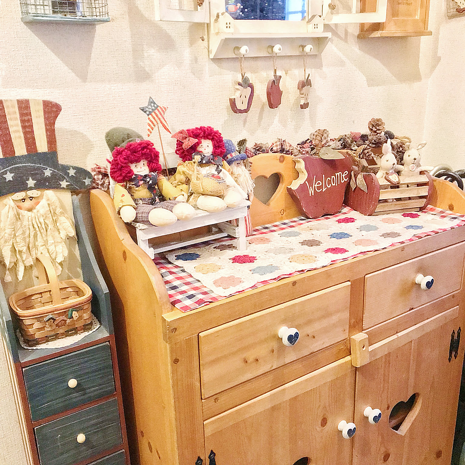 カントリー家具 アメリカンカントリーが好き♡のおしゃれなアレンジ