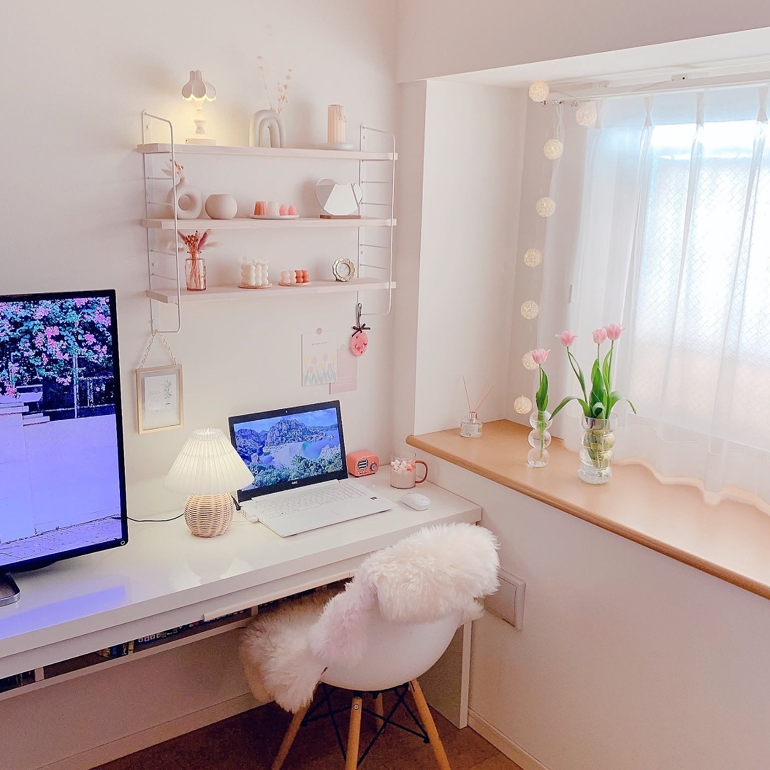 韓国インテリア 在宅勤務のインテリア実例 ｜ RoomClip（ルームクリップ）