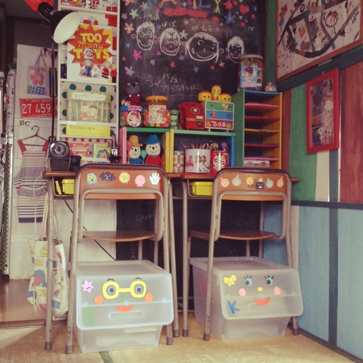 デコパージュ 子供の絵のおしゃれなアレンジ・飾り方の