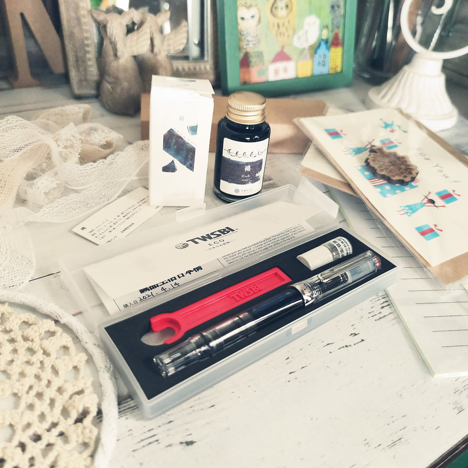 いらなくなった万年筆のお洒落なケースのみ