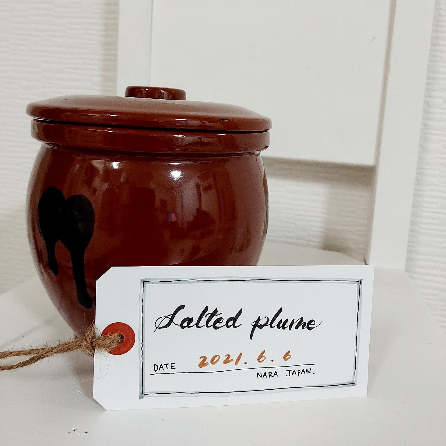 □蓋付き 飾り壺□梅・アンティーク・レトロ・インテリア・つぼ 【公式