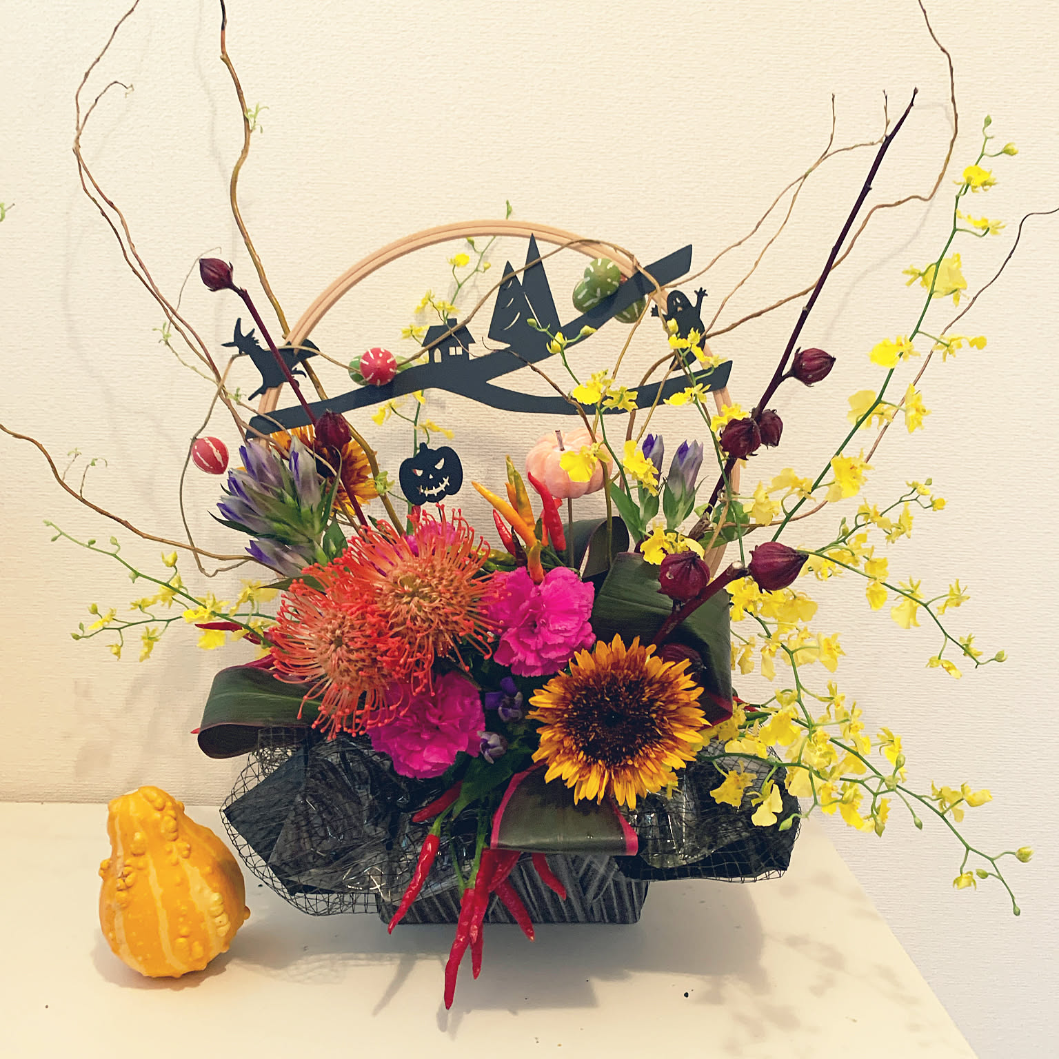 フラワーアレンジメント ハロウィンアレンジメントのおすすめ商品と