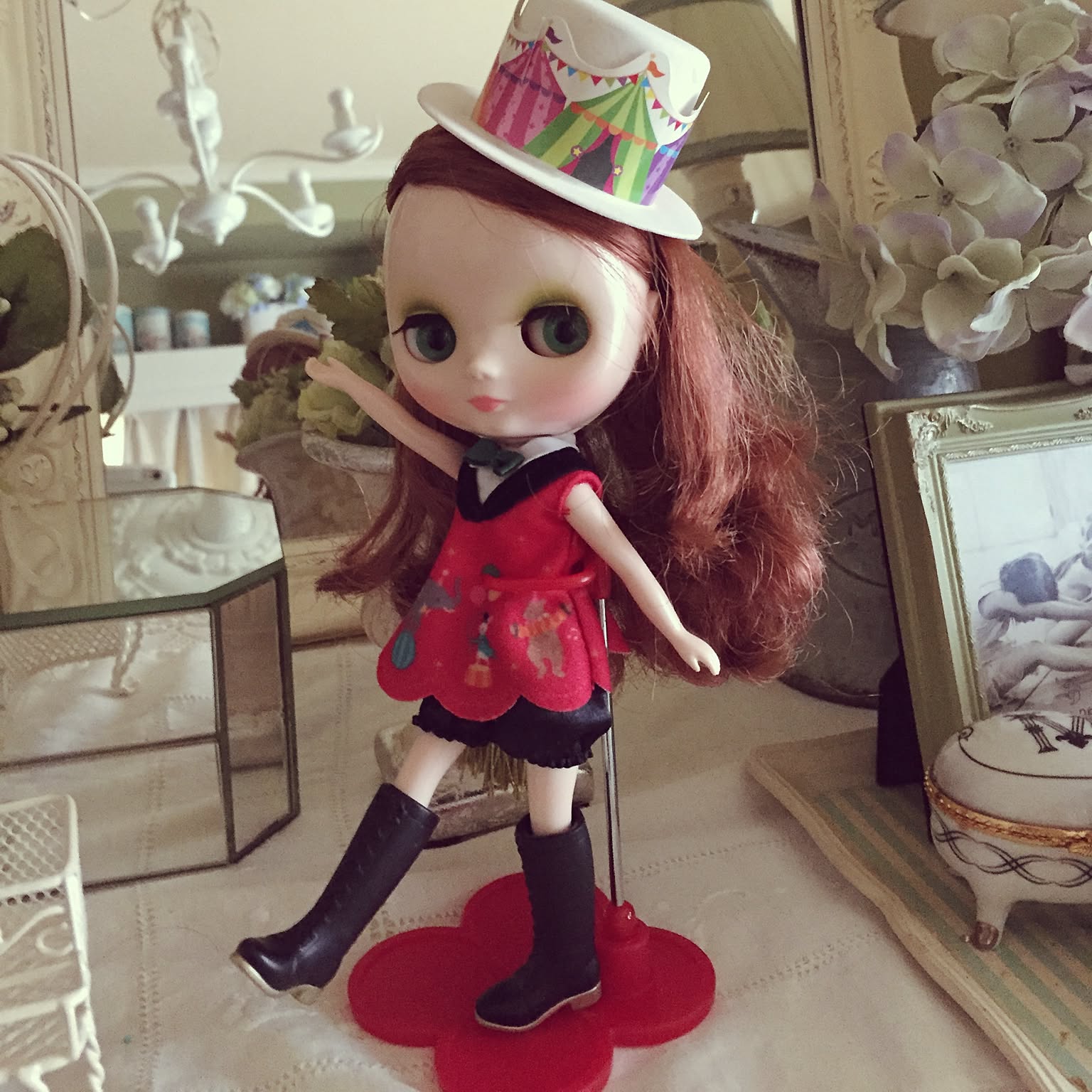 ❤️アンティーク調ドール用家具 ブライス ミディブライス オビツ