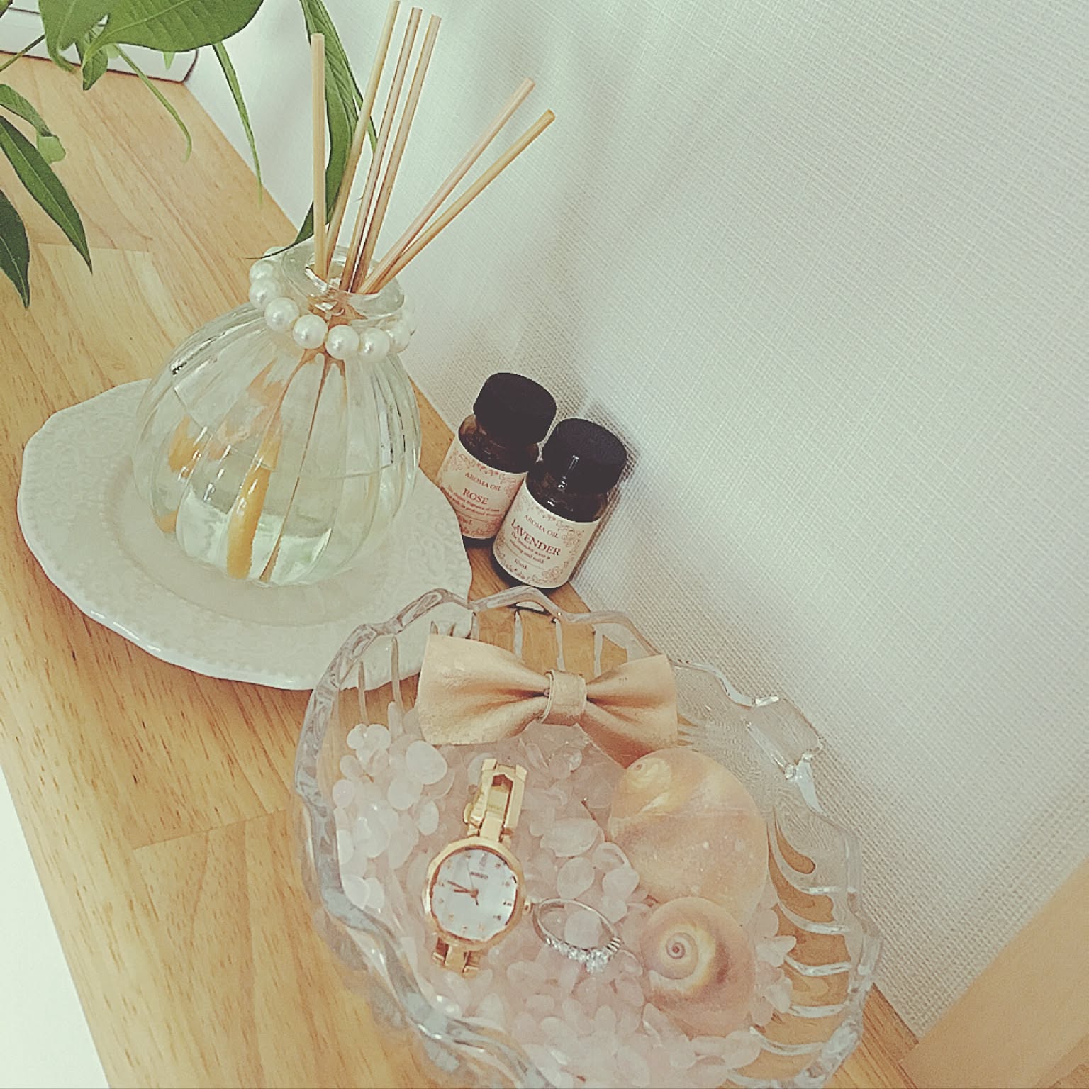 ローズクォーツ薔薇　玄関　リビング　寝室に　素敵な逸品 ローズクォーツ薔薇 玄関 リビング 寝室に 素敵な逸品