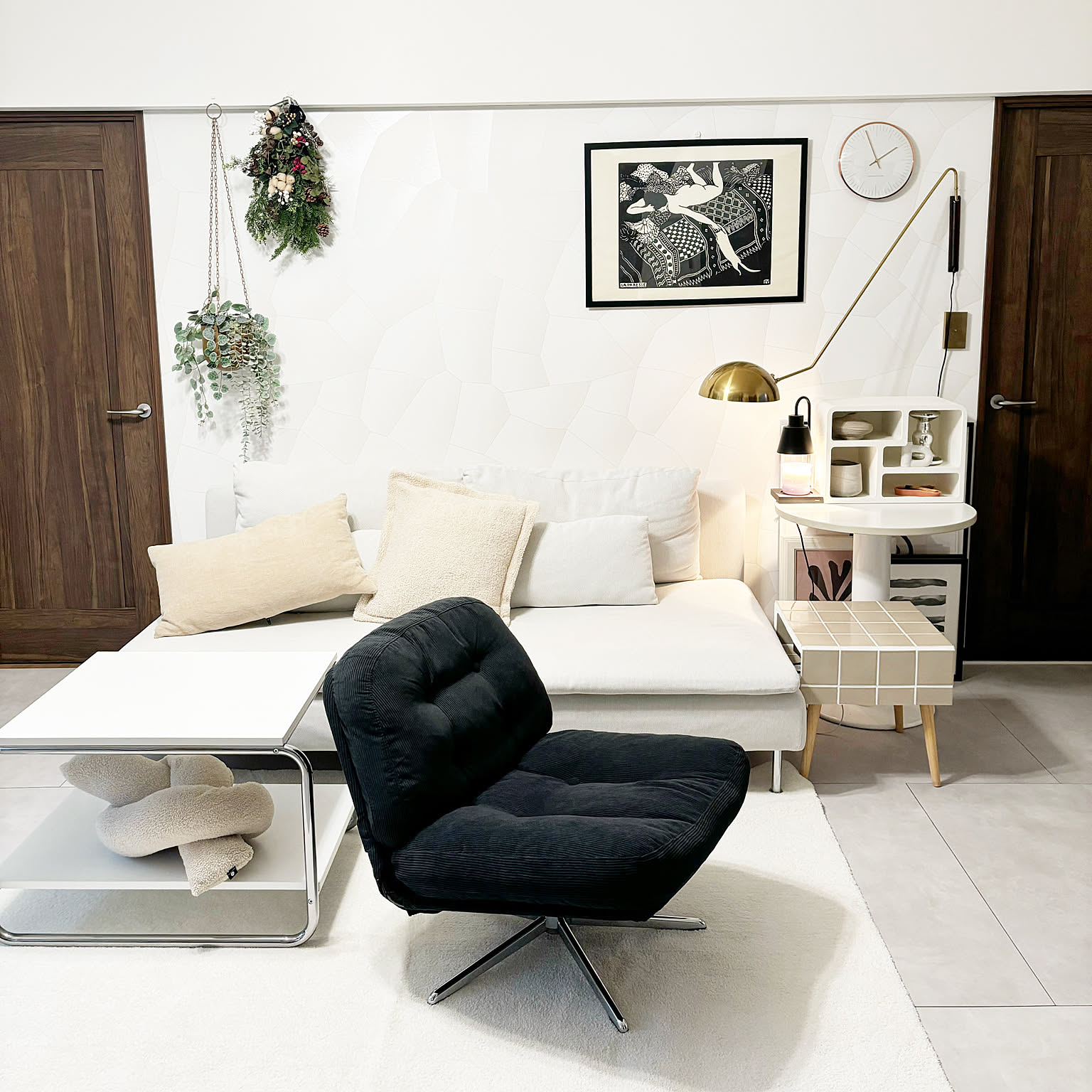 再開] IKEAかわいい一人がけソファー韓国風インテリアDYVLINGE