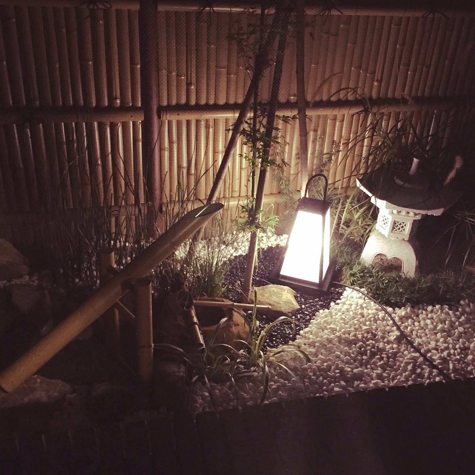 庭 灯籠のおしゃれなインテリアコーディネート・レイアウトの実例