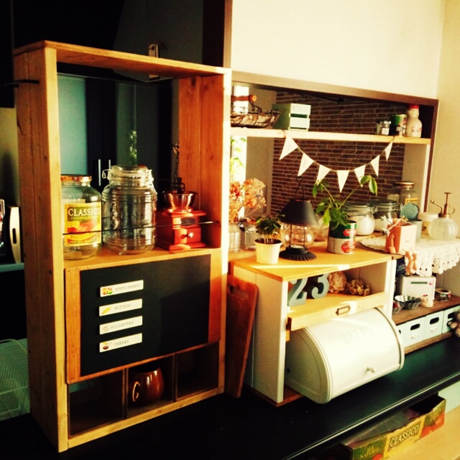 コーヒーセット用棚のインテリア実例 ｜ RoomClip（ルームクリップ）