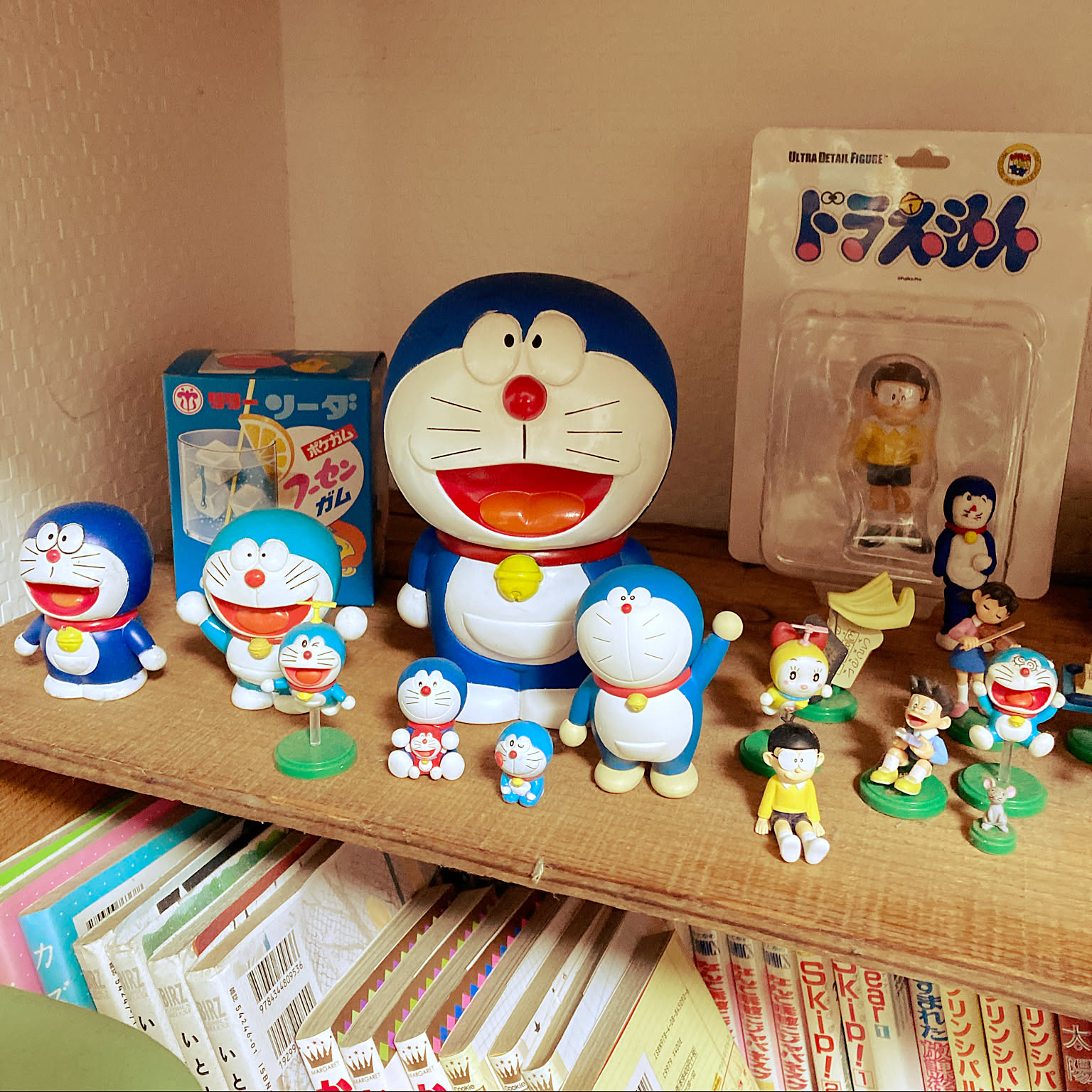 ドラえもん ソフビ フィギュア 昭和 レトロ 当時物 - メルカリ