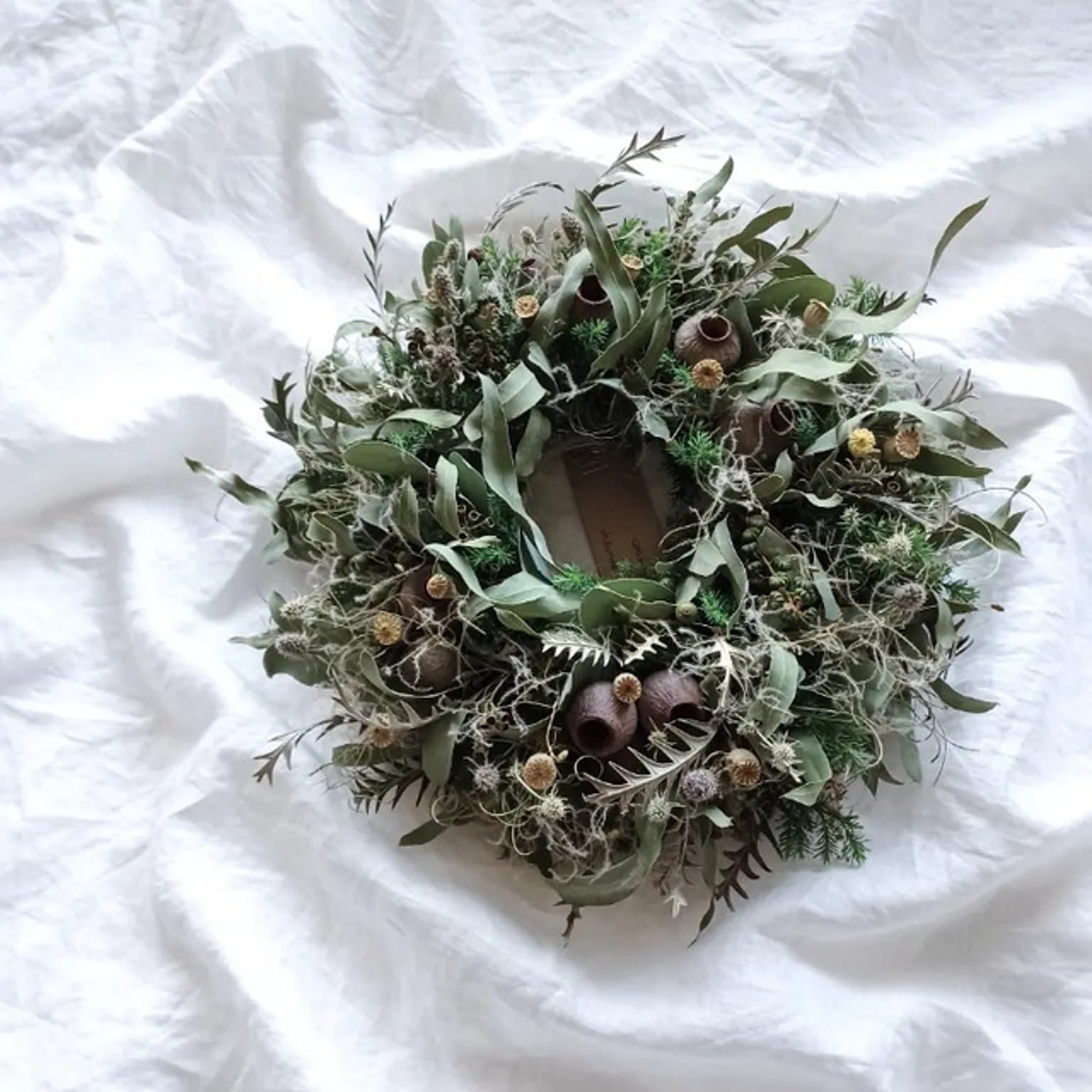 【魔女の棲む森～champetre shabby～】ドライフラワー リース 春 魔女の棲む森 ～shabby chic～ ドライフラワー リース【order】