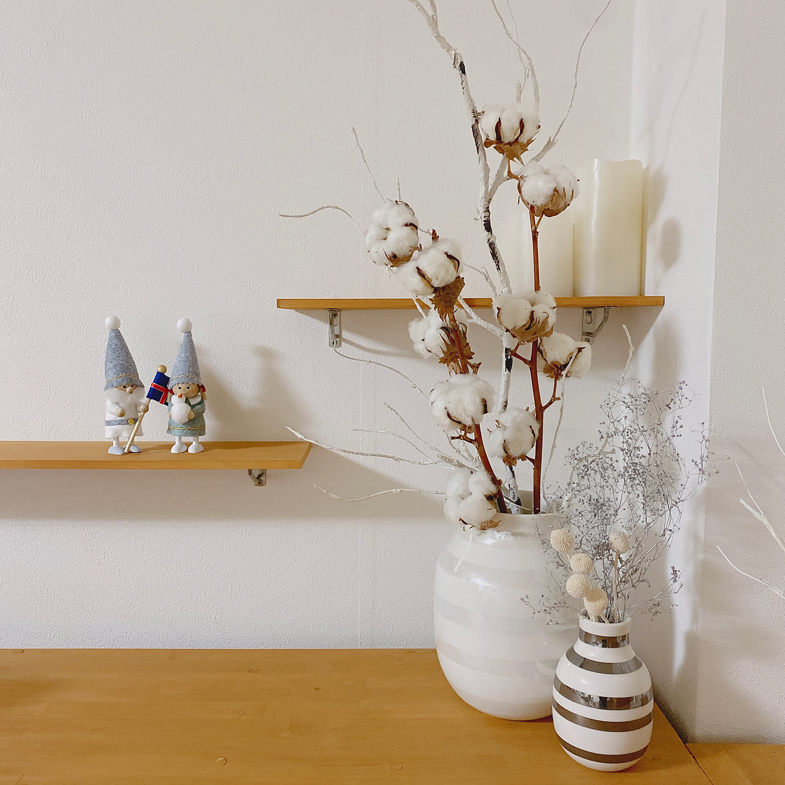 専用sale＊ パンパスツリー のジャンボドライボトル＆コットンのブリキアレンジ 専用sale＊ パンパスツリー のジャンボドライボトル＆コットンの