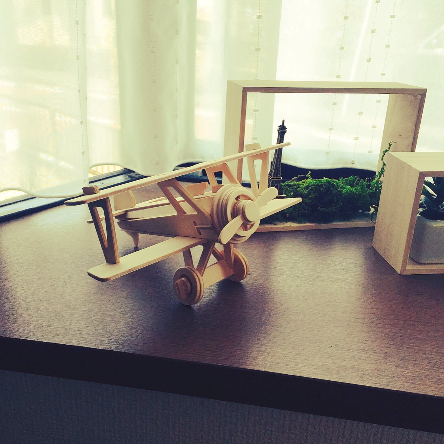木製飛行機のインテリア実例 ｜ RoomClip（ルームクリップ）